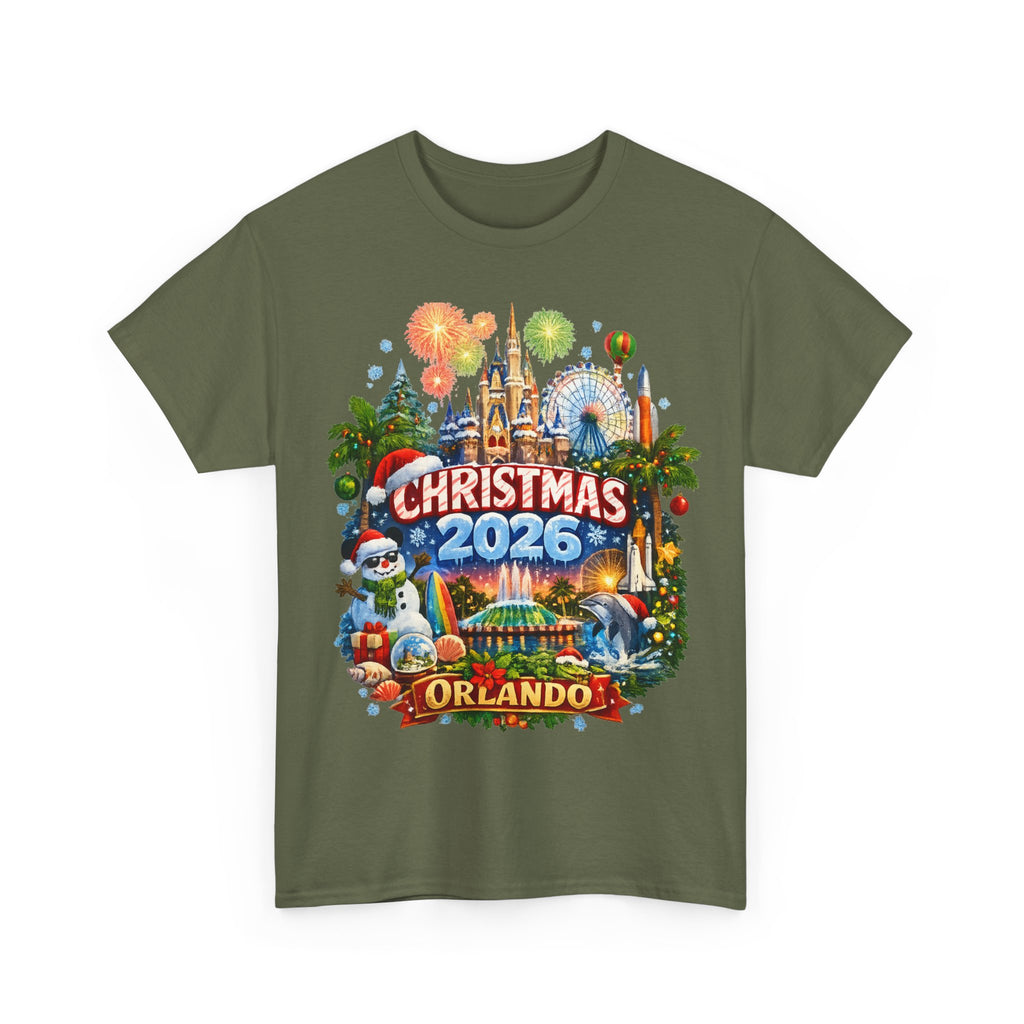 Christmas 2026 Orlando T-Shirt — Holiday Theme Park Souvenir Tee