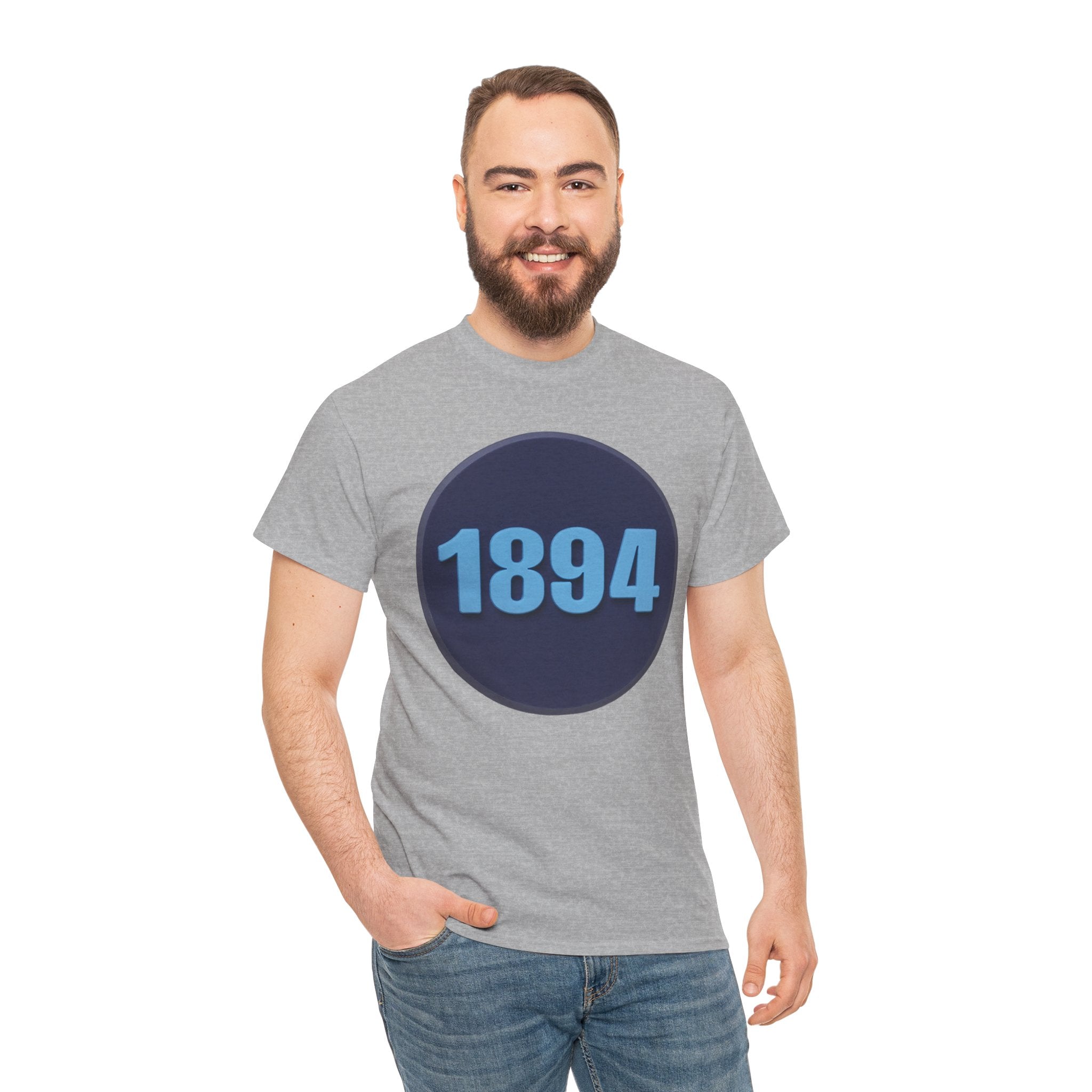 1894 Manchester City Circle Graphic Tee — Vintage Year Anniversary T-Shirt