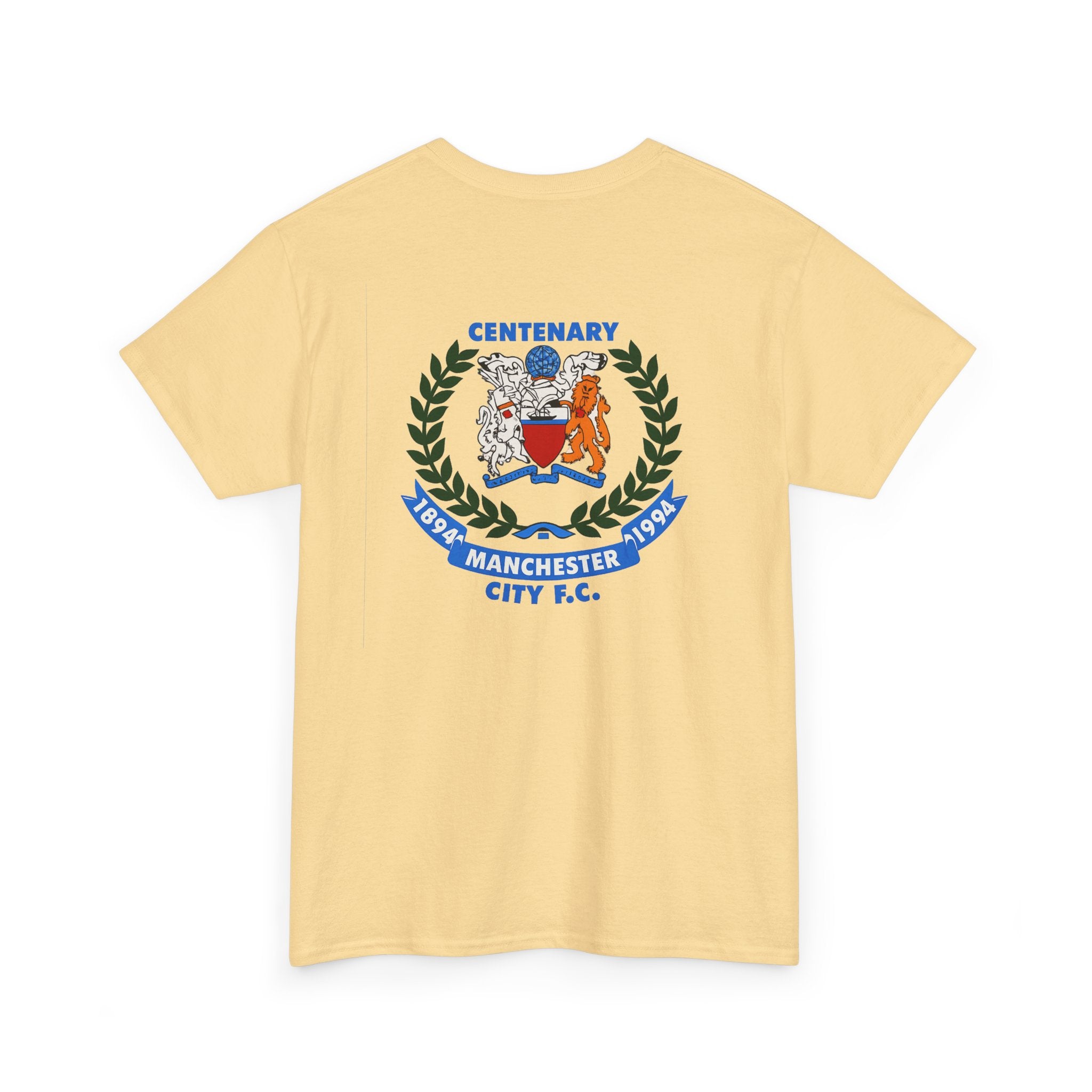 Centenary Manchester City FC Crest Tee — 1894–1994 Commemorative Shirt