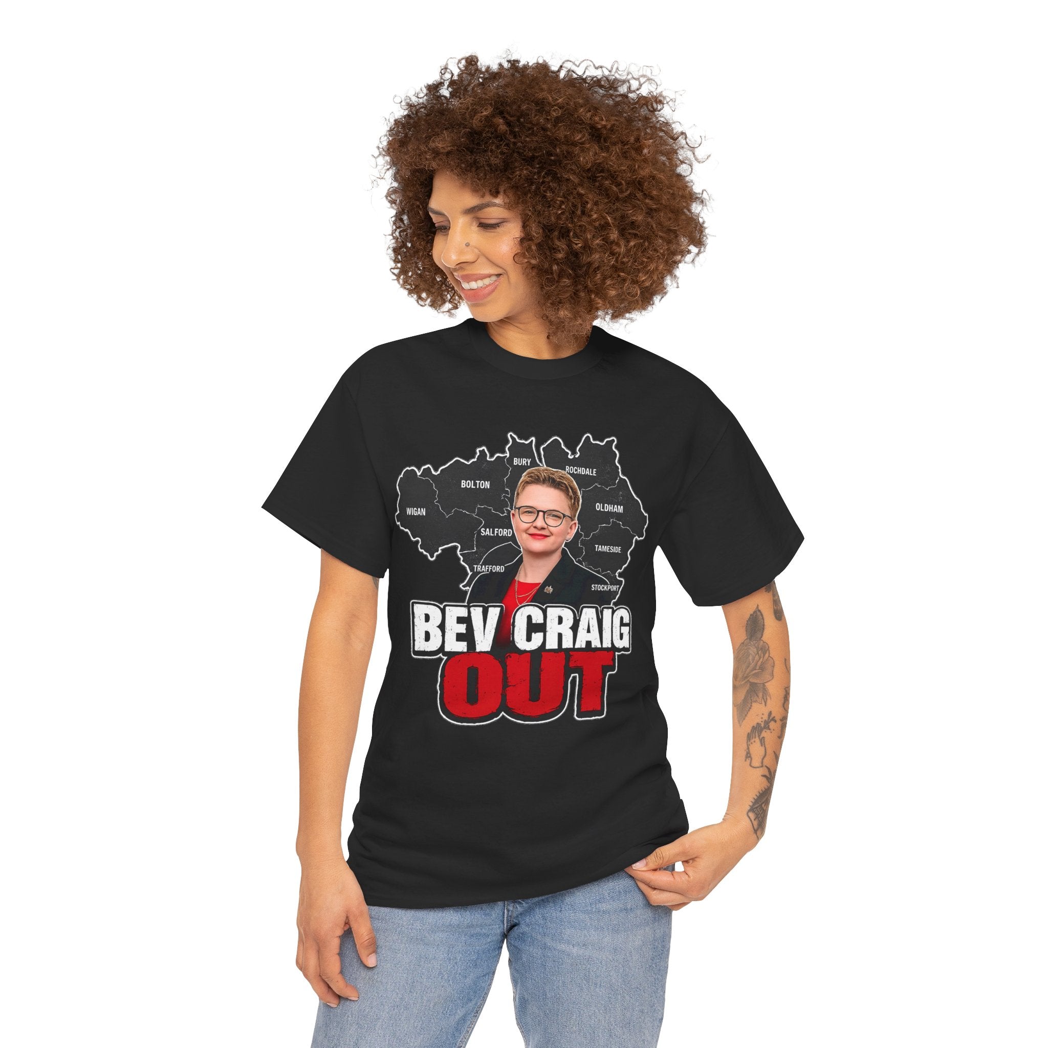 Bev Craig Out Greater Manchester Mayor Tee / T-Shirt