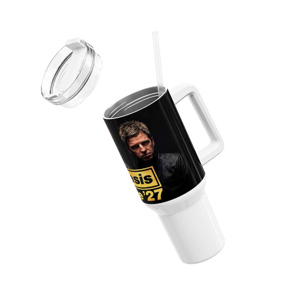 Oasis Live '27' Inspired Band Design 40oz Concert Tumbler