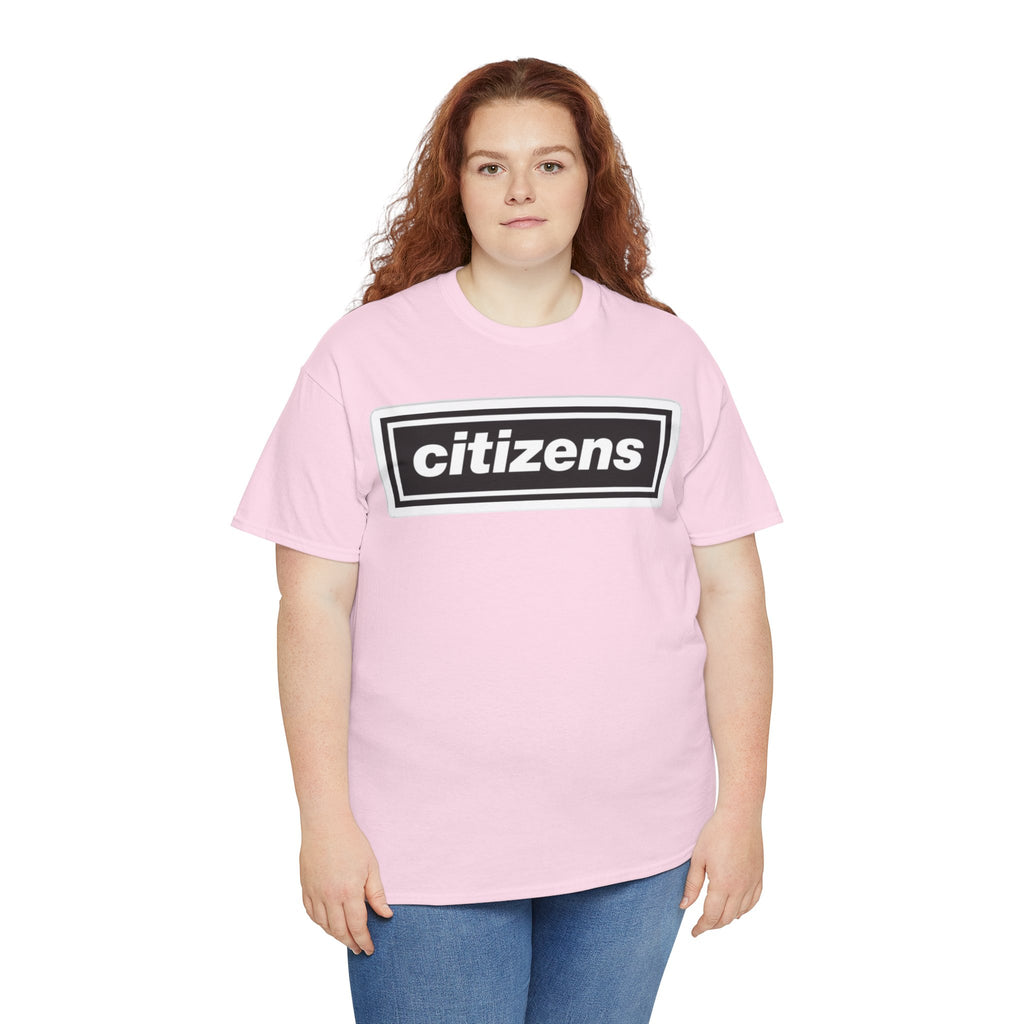 Citizens Manchester City Logo T-Shirt — Minimal Retro Box-Logo Tee