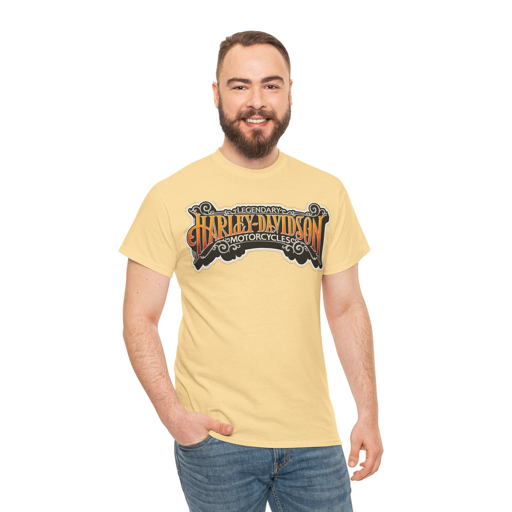 Harley-Davidson Vintage Logo Tee — Retro Motorcycle Graphic T-Shirt