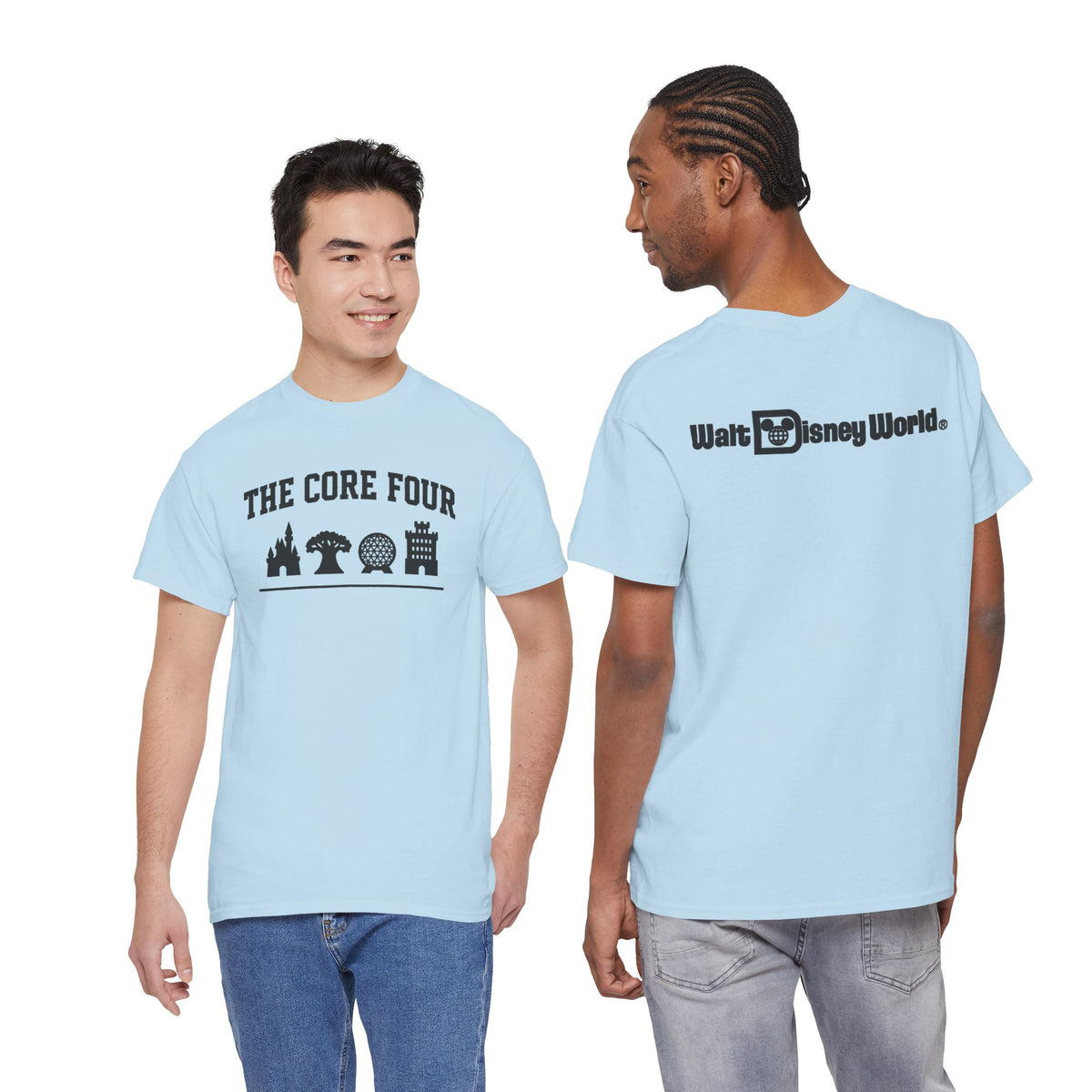 The Core Four Walt Disney World Unisex Heavy Cotton Tee