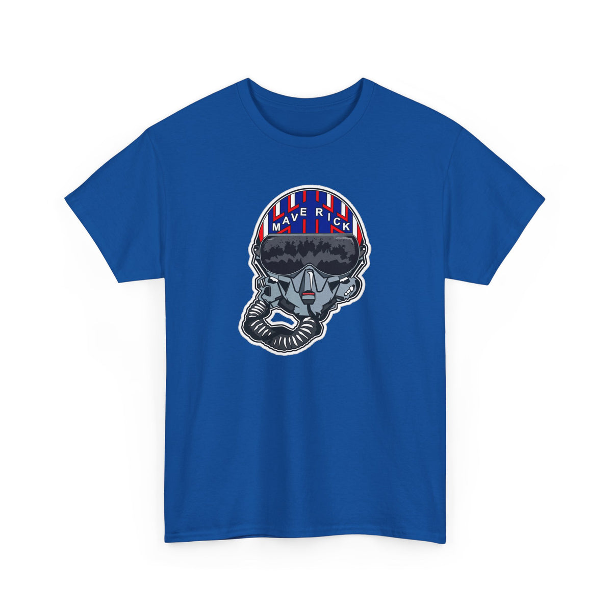 Skull Pilgrim Tee — Retro Striped 'Maverick' Helmet Graphic Shirt