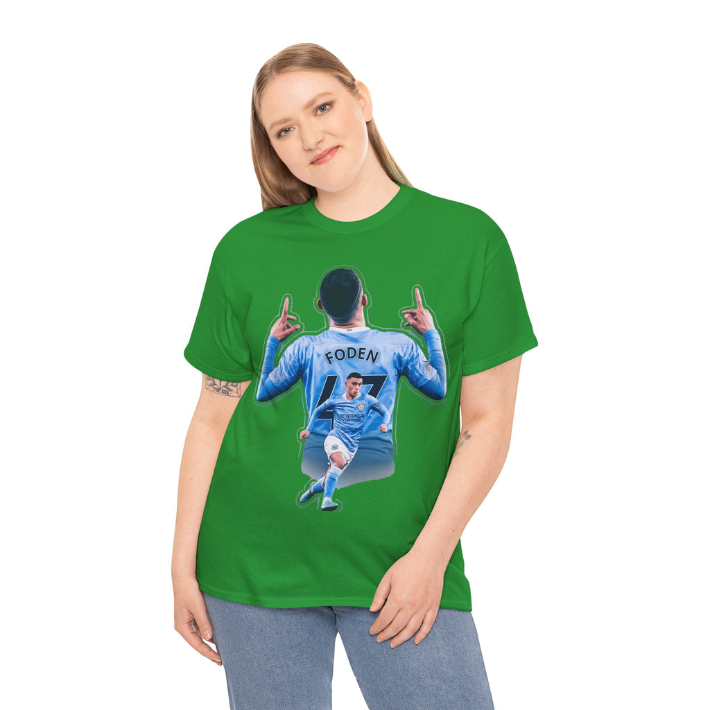 Phil Foden Soccer Fan T‑Shirt – Manchester City Jersey Graphic Tee