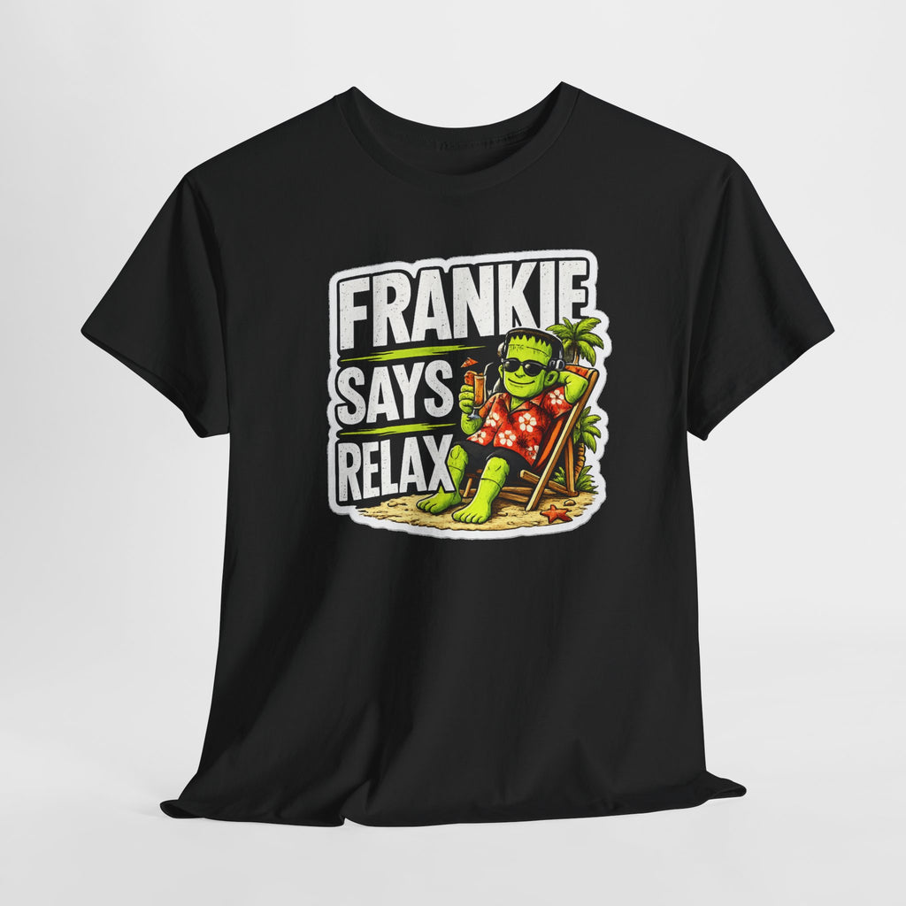 Frankie Says Relax Funny Graphic Cotton T-Shirt