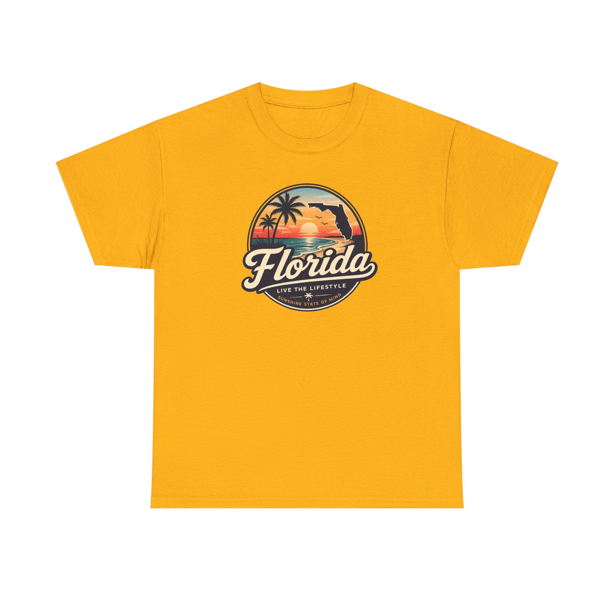 Florida Sunset Tee — Vintage Palm Beach Graphic T-Shirt