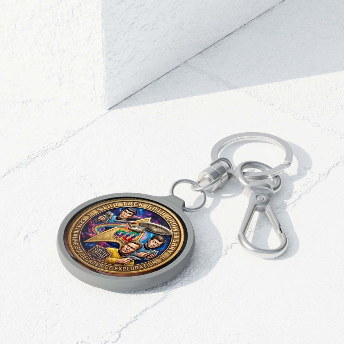 Star Trek 60th Anniversary Keyring Tag — Limited Edition Commemorative Keychain