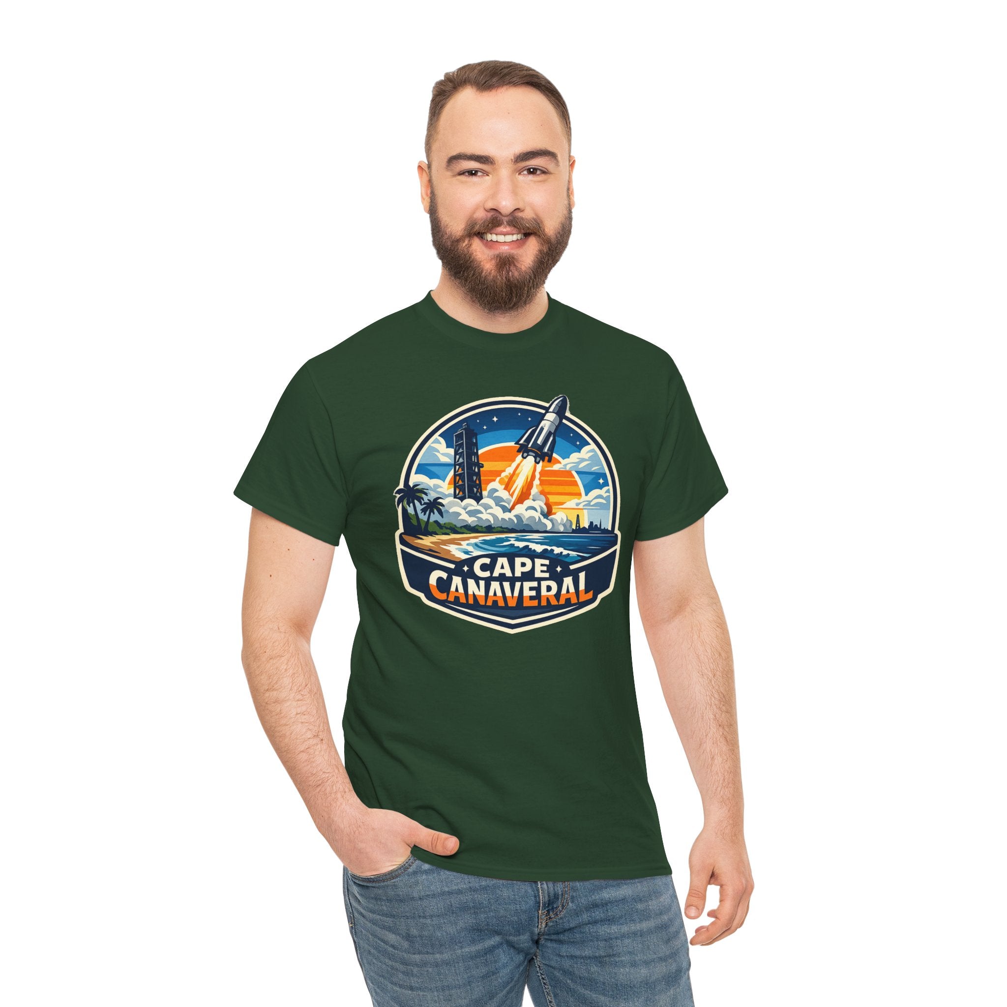 Cape Canaveral Rocket Launch T-Shirt