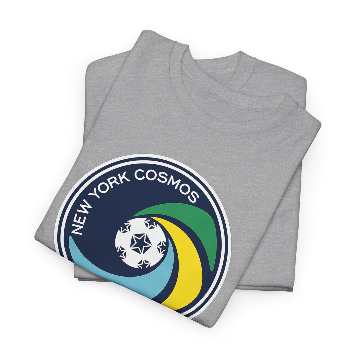 New York Cosmos Retro Logo Cotton T‑Shirt — Vintage Soccer Tee