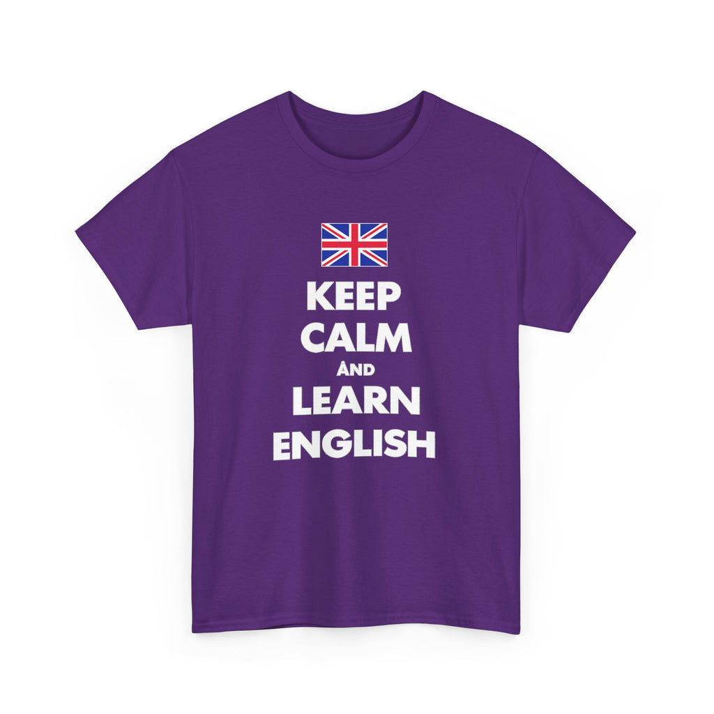 Keep Calm and Learn English T‑Shirt