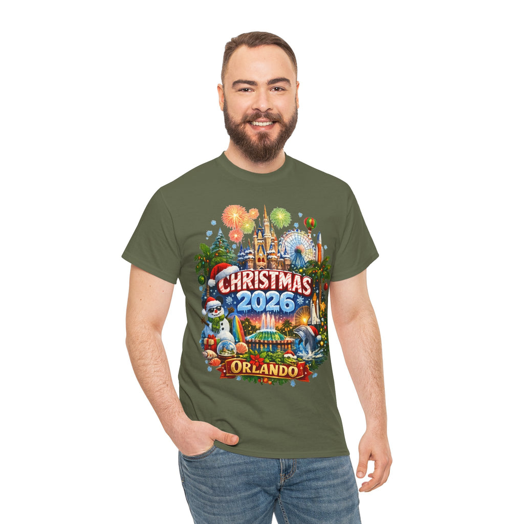 Christmas 2026 Orlando T-Shirt — Holiday Theme Park Souvenir Tee