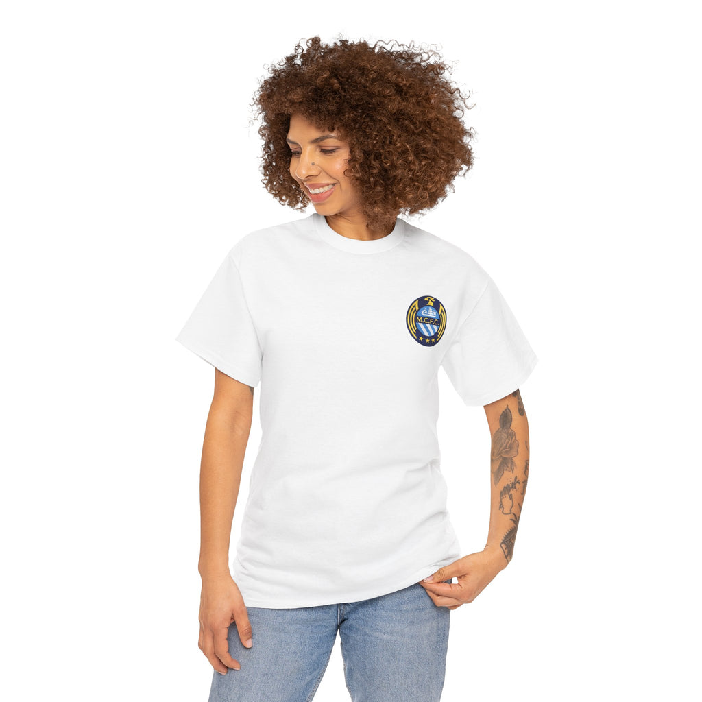 MCFC Unofficial Crest / Badge Tee — Nautical Compass Emblem Shirt