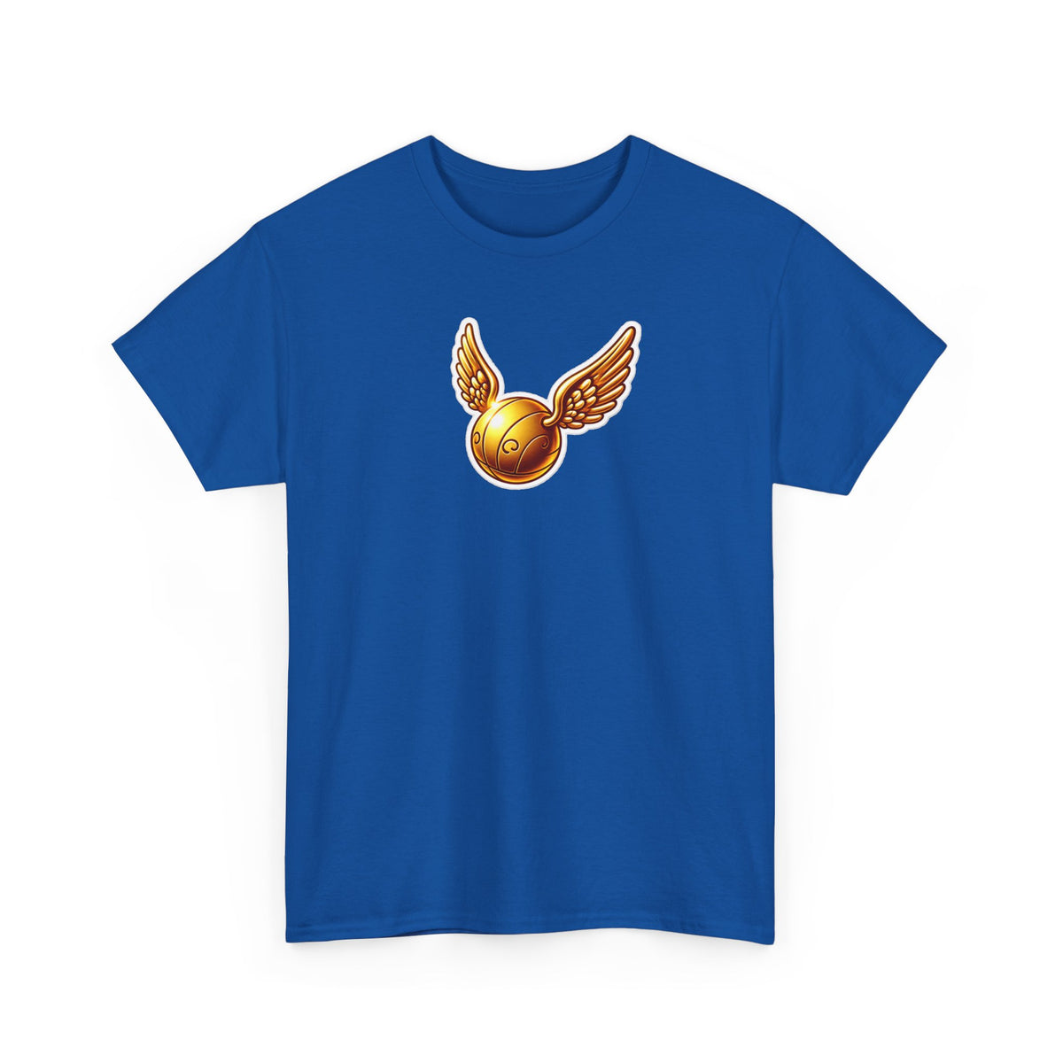 Golden Snitch Cotton T‑Shirt — Quidditch Wizarding Fan Tee