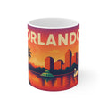 Orlando Sunset Ceramic Coffee Mug — 11oz & 15oz Travel Souvenir