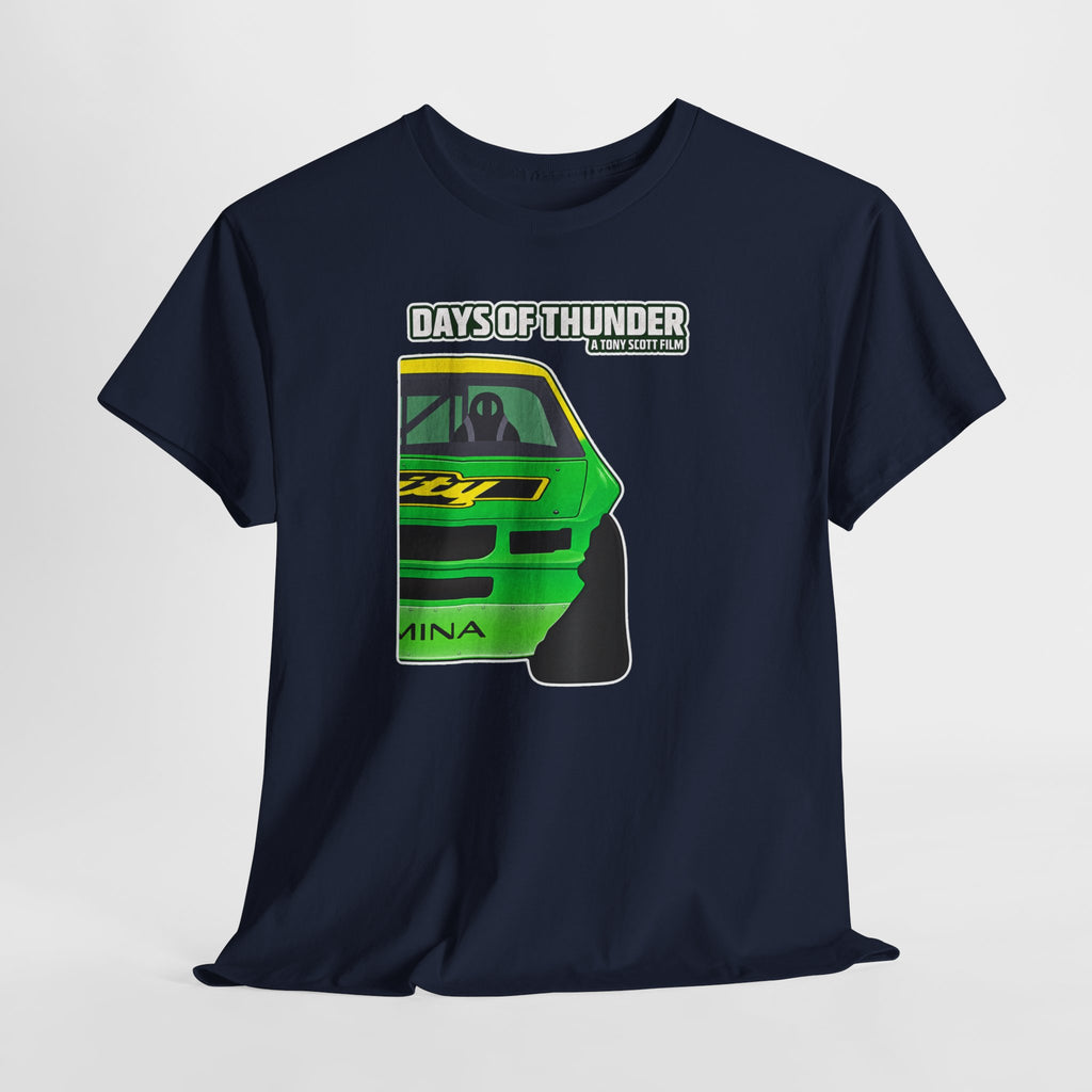 Days of Thunder Racing Car T‑Shirt — Retro Green Muscle Car Tee