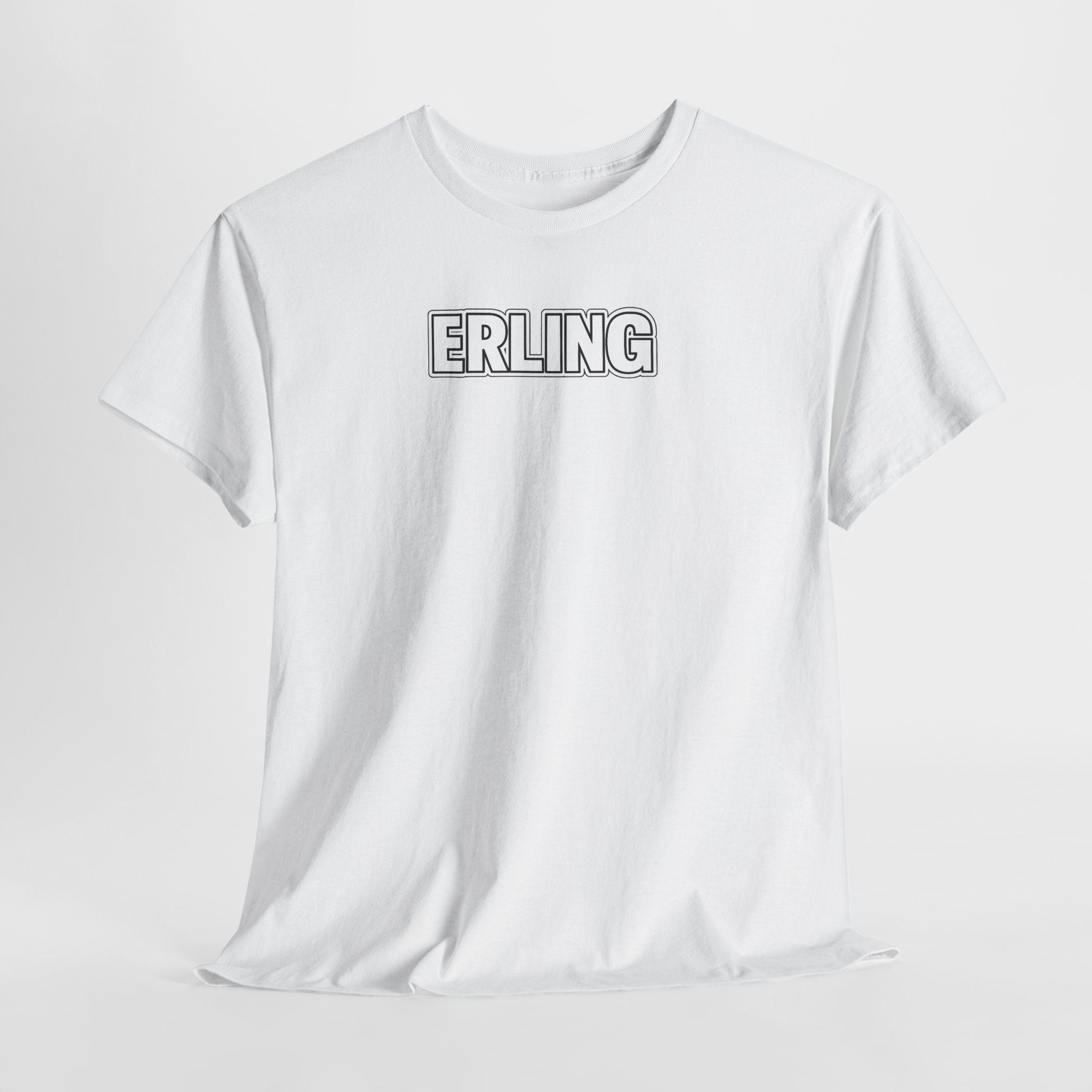 Erling Haaland Name Tee — Personalized Minimalist T-Shirt