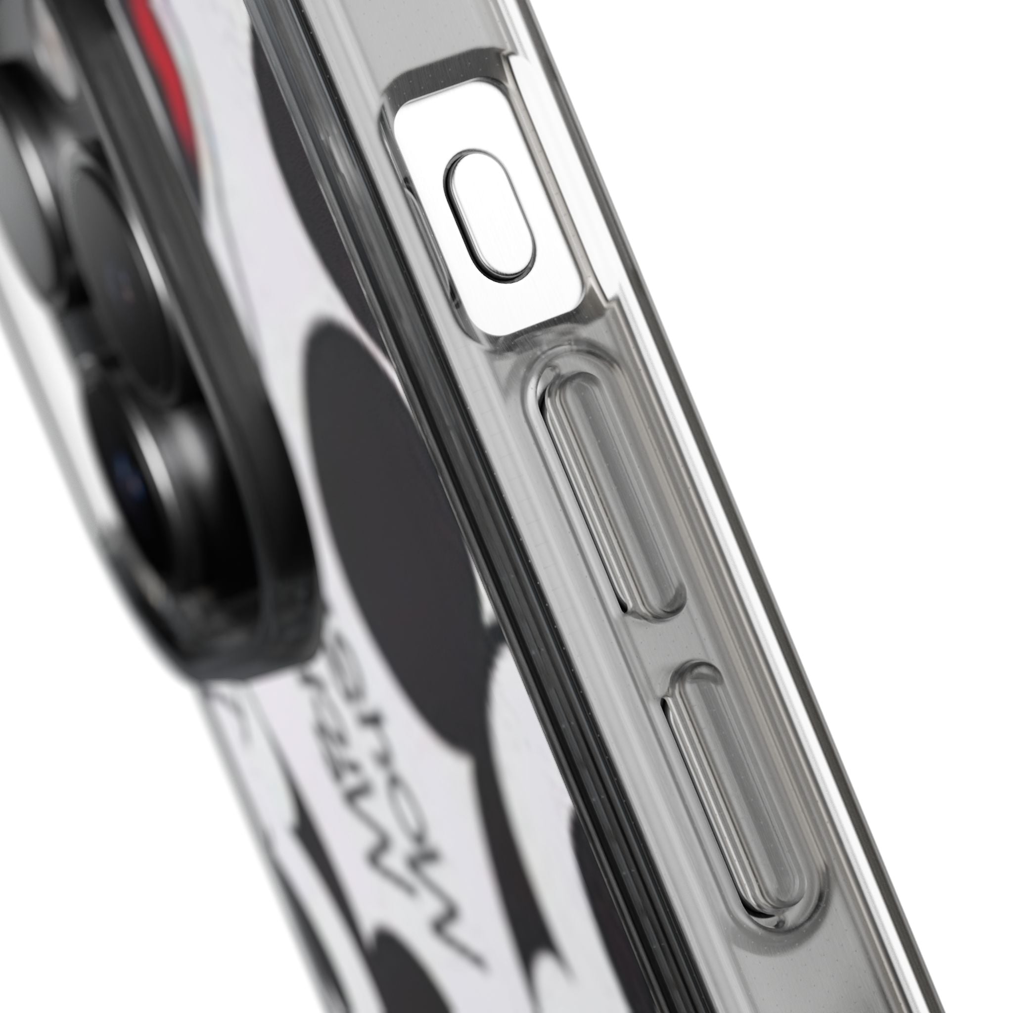 Mickey Mouse Clear Phone Case – Retro Cartoon Pattern Clear Case