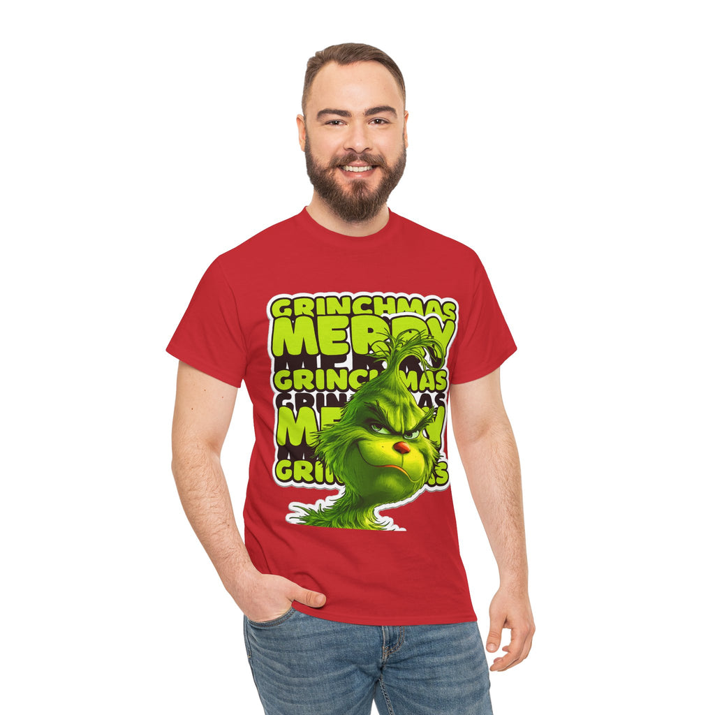 Grinchmas Merry Grinch Christmas Cotton T-Shirt / Tee