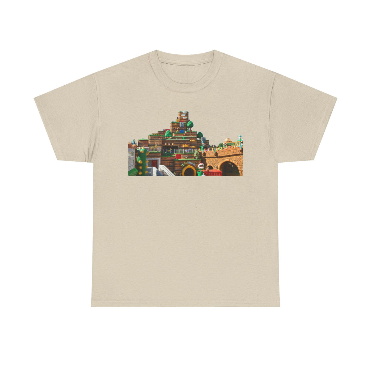 Epic Universe T-Shirt — Colorful Vintage Train Station Illustration Tee