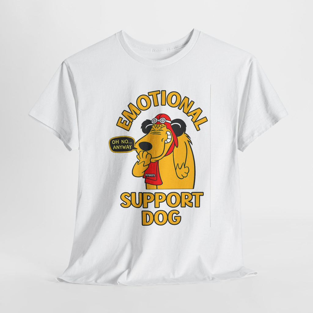 Emotional Support Dog T-Shirt — Cute Cartoon Comfort Pup Tee