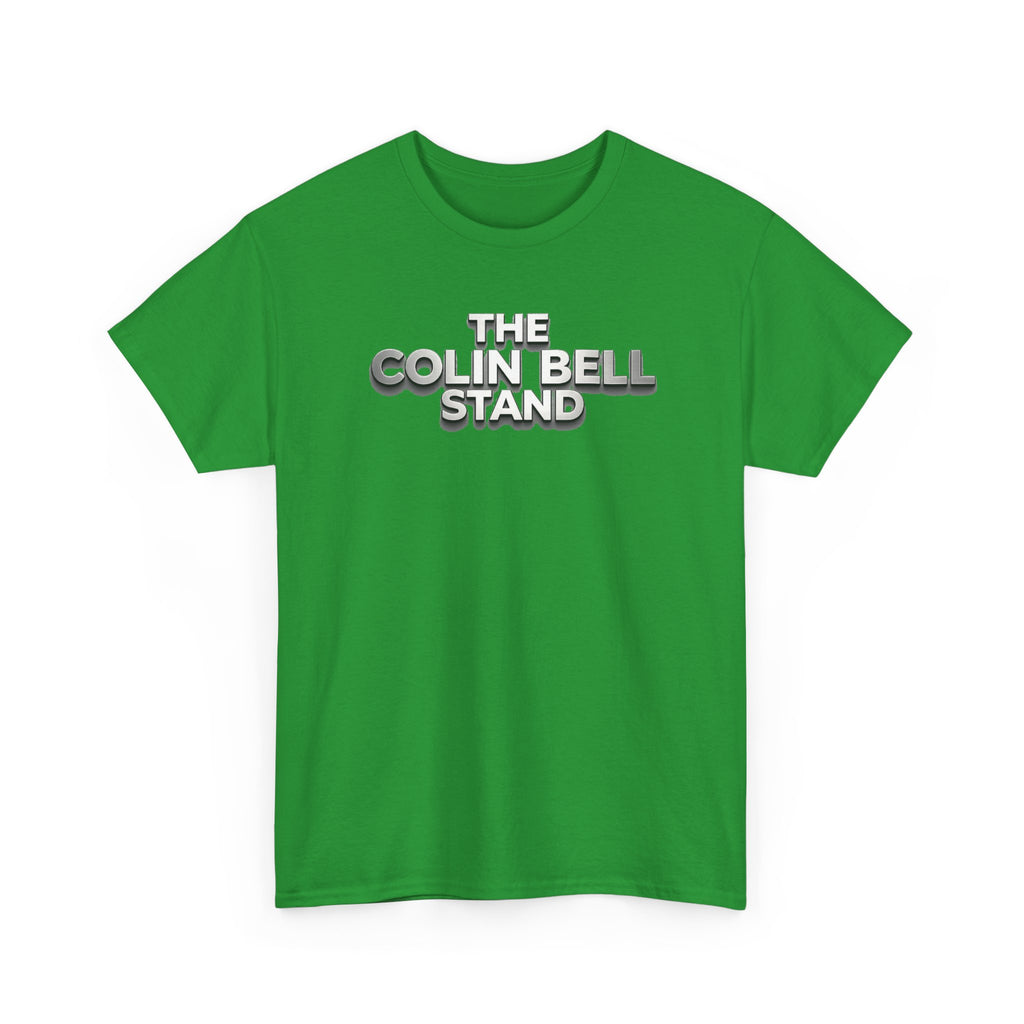 T-Shirt — “The Colin Bell Stand” Retro Chrome Text Tee
