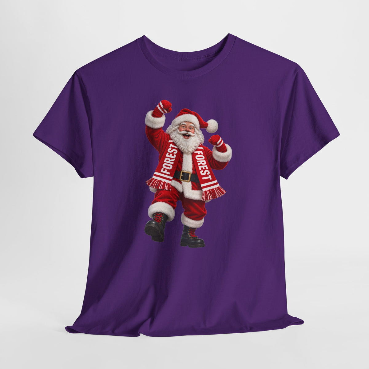 Nottingham Forest Santa Claus Dancing T‑Shirt — Vintage Christmas Holiday Tee