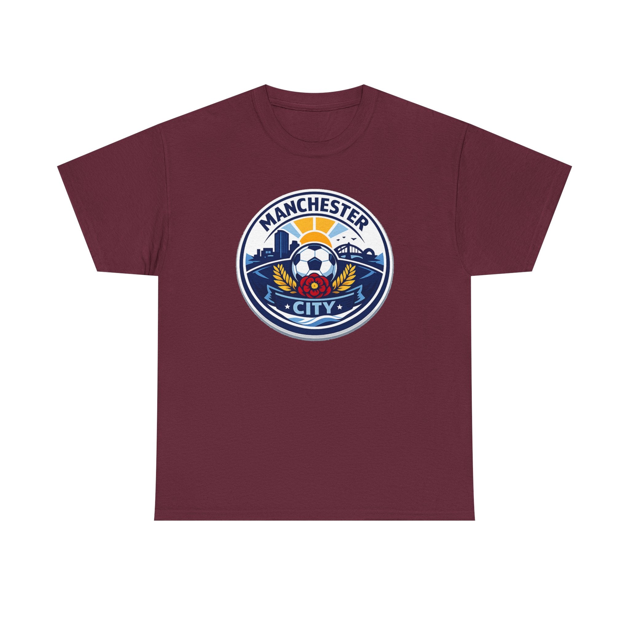 Manchester City Unofficial Soccer Logo T-Shirt — Football Fan Tee
