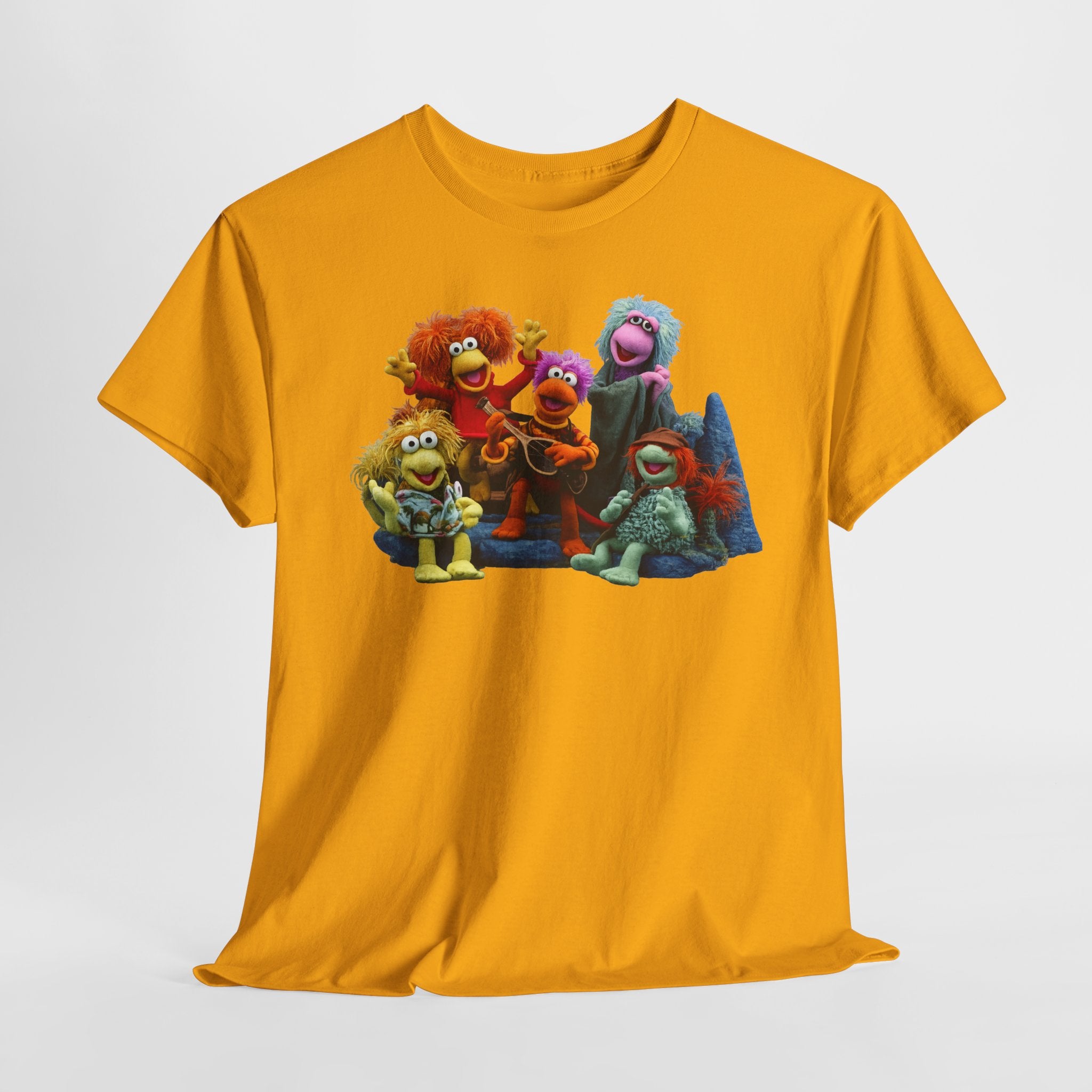 Fraggle Rock Muppet Crew Graphic Tee — Vintage Puppet Group T-Shirt