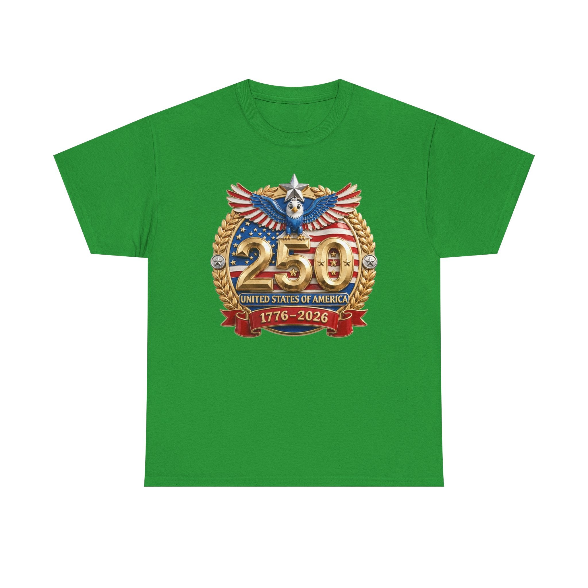 250th USA Anniversary T-Shirt – 1776–2026 Patriotic Eagle Emblem Tee