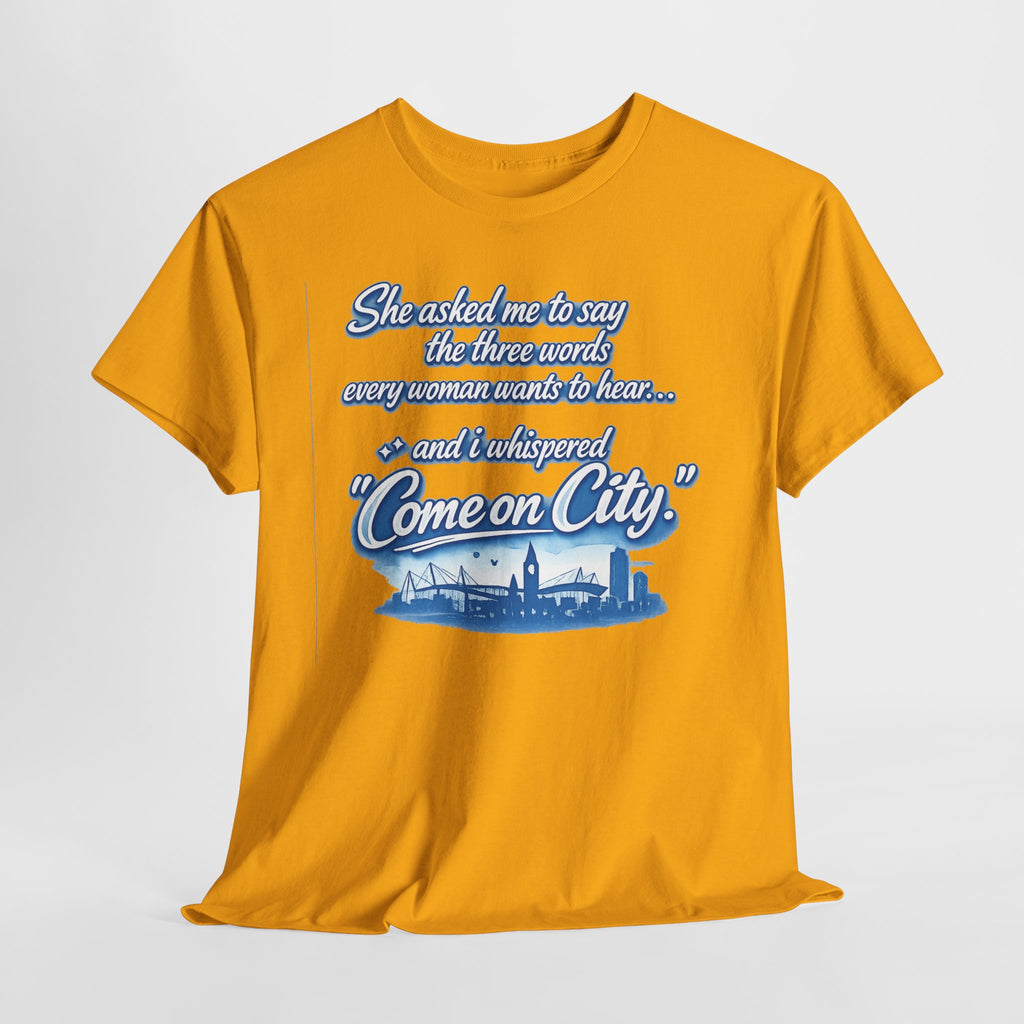 Come on City Skyline Tee — Retro Script Urban Pride T‑Shirt