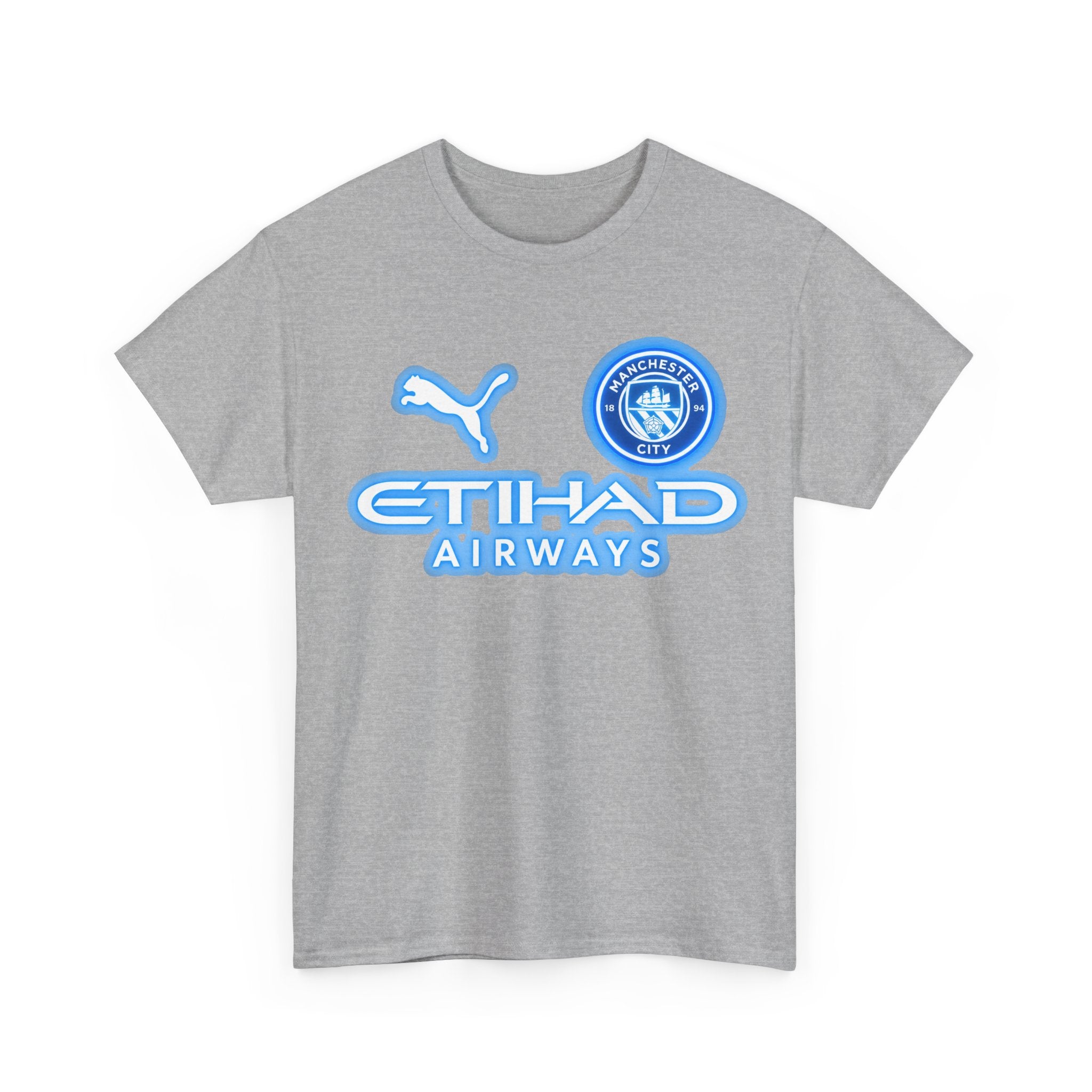 Manchester City Inspired Etihad Airways Logo Tee