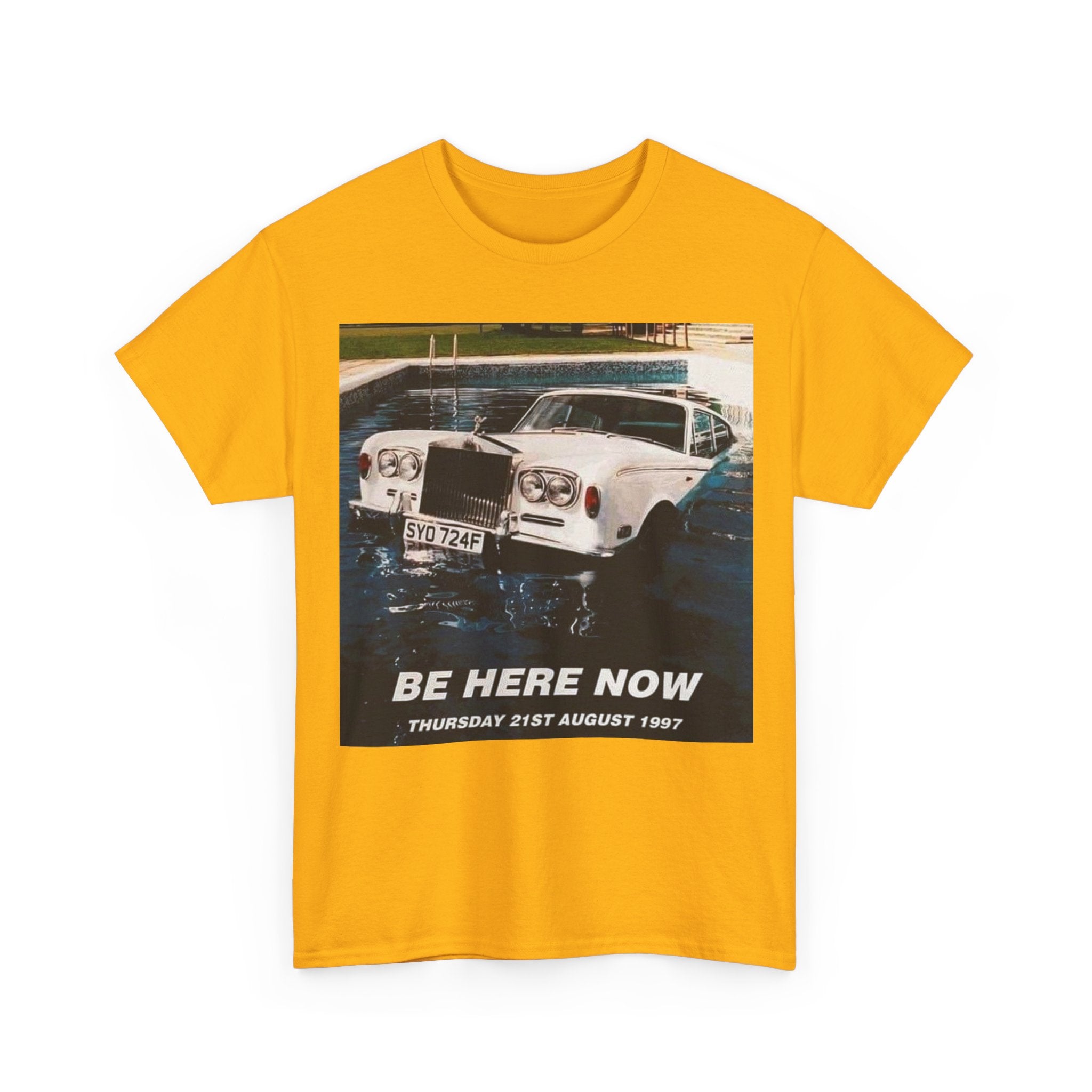 Oasis Be Here Now Vintage Graphic Tee — Retro Aesthetic T‑Shirt (Thursday 21st August 1997)