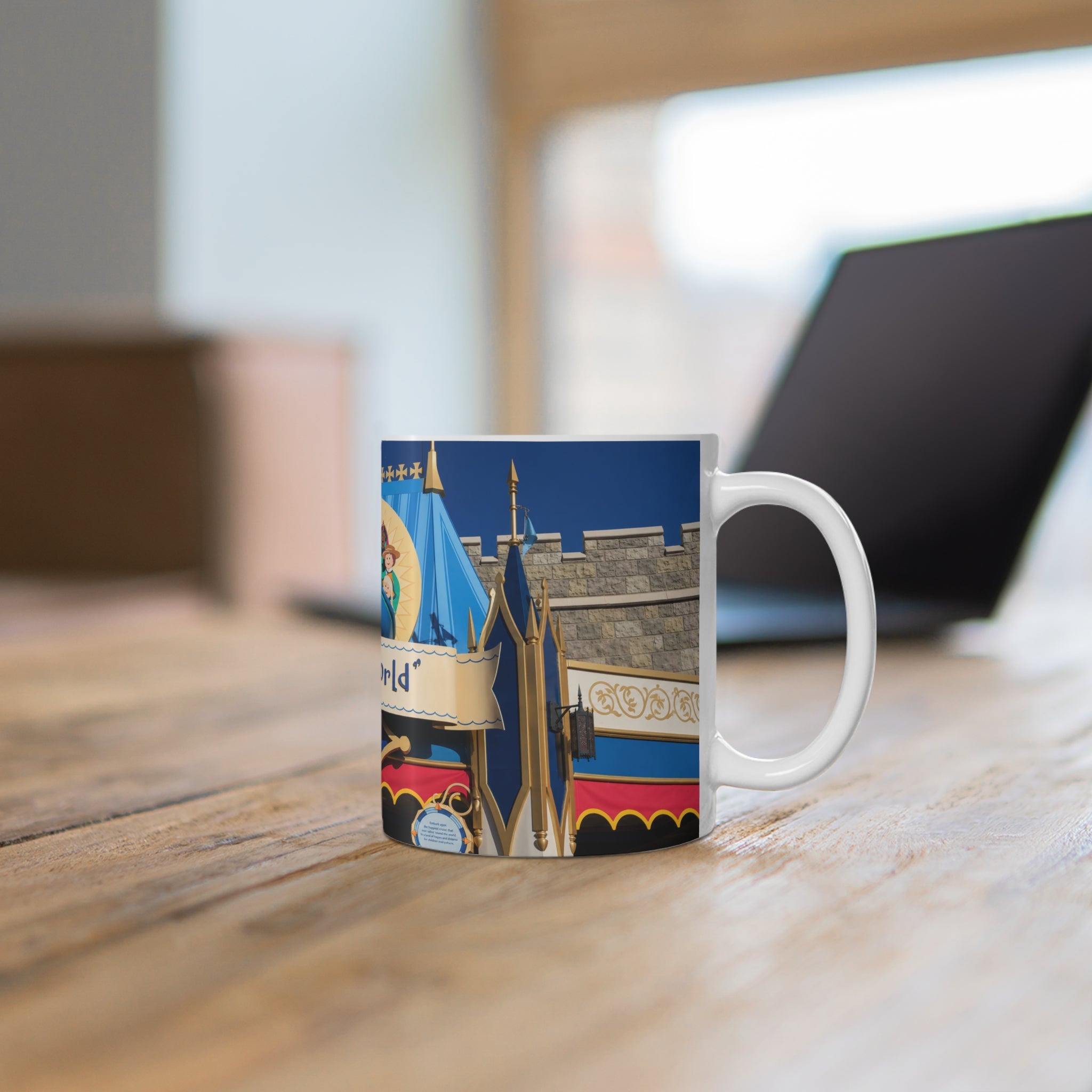 It's a Small World Ceramic Coffee Mug – Disneyland Attraction Design (11oz & 15oz)