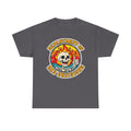 Department of Bad Decisions Skull T-Shirt — Retro Flaming Thumbs-Up Graphic Tee
