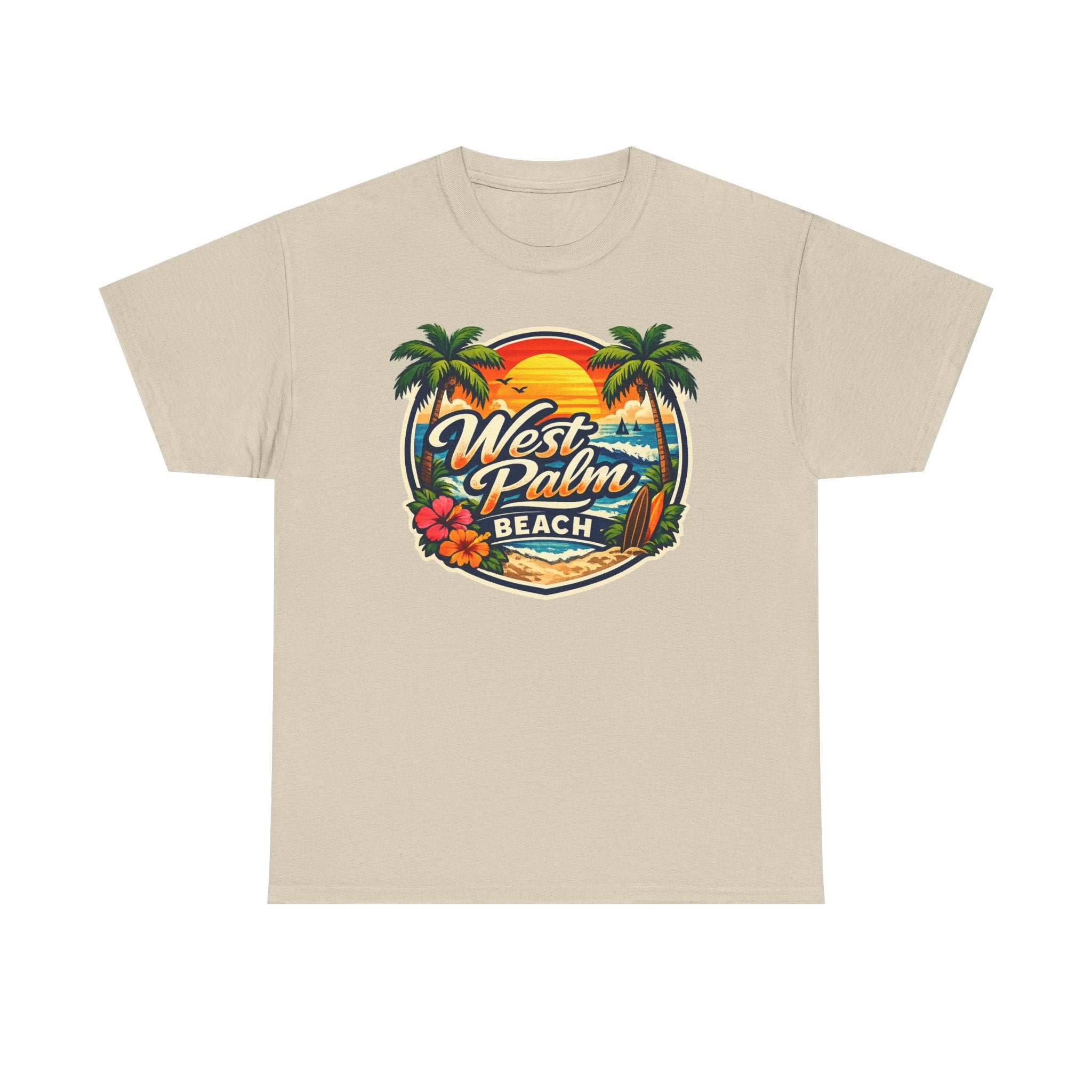 West Palm Beach Retro Sunset T-Shirt