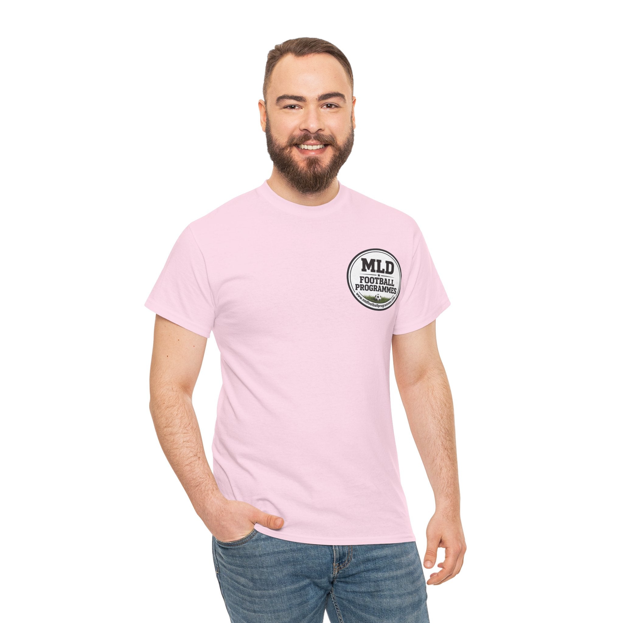 MLD Football Programmes Tee - Retro Logo Chest T-Shirt