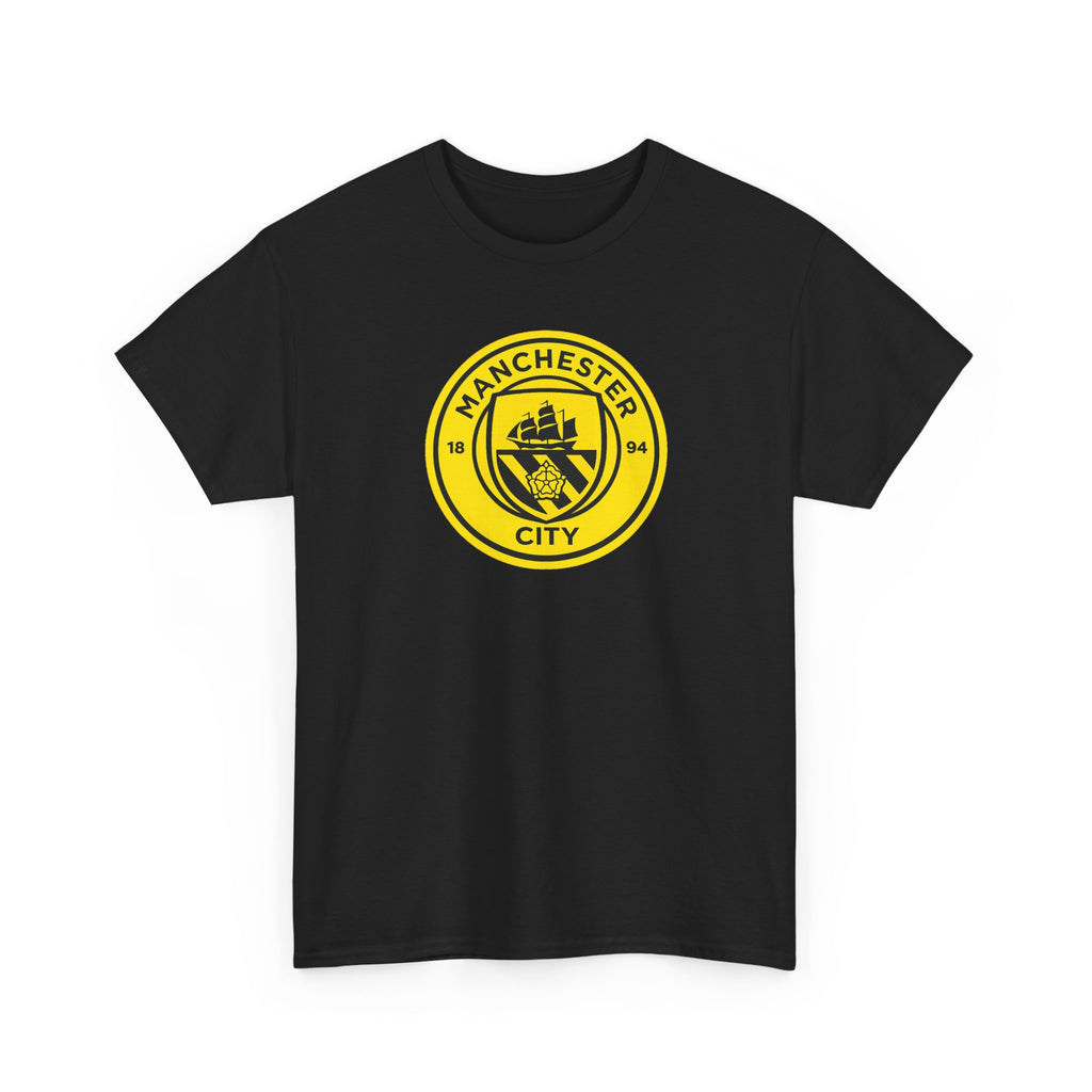 Manchester City Yellow Crest T-Shirt