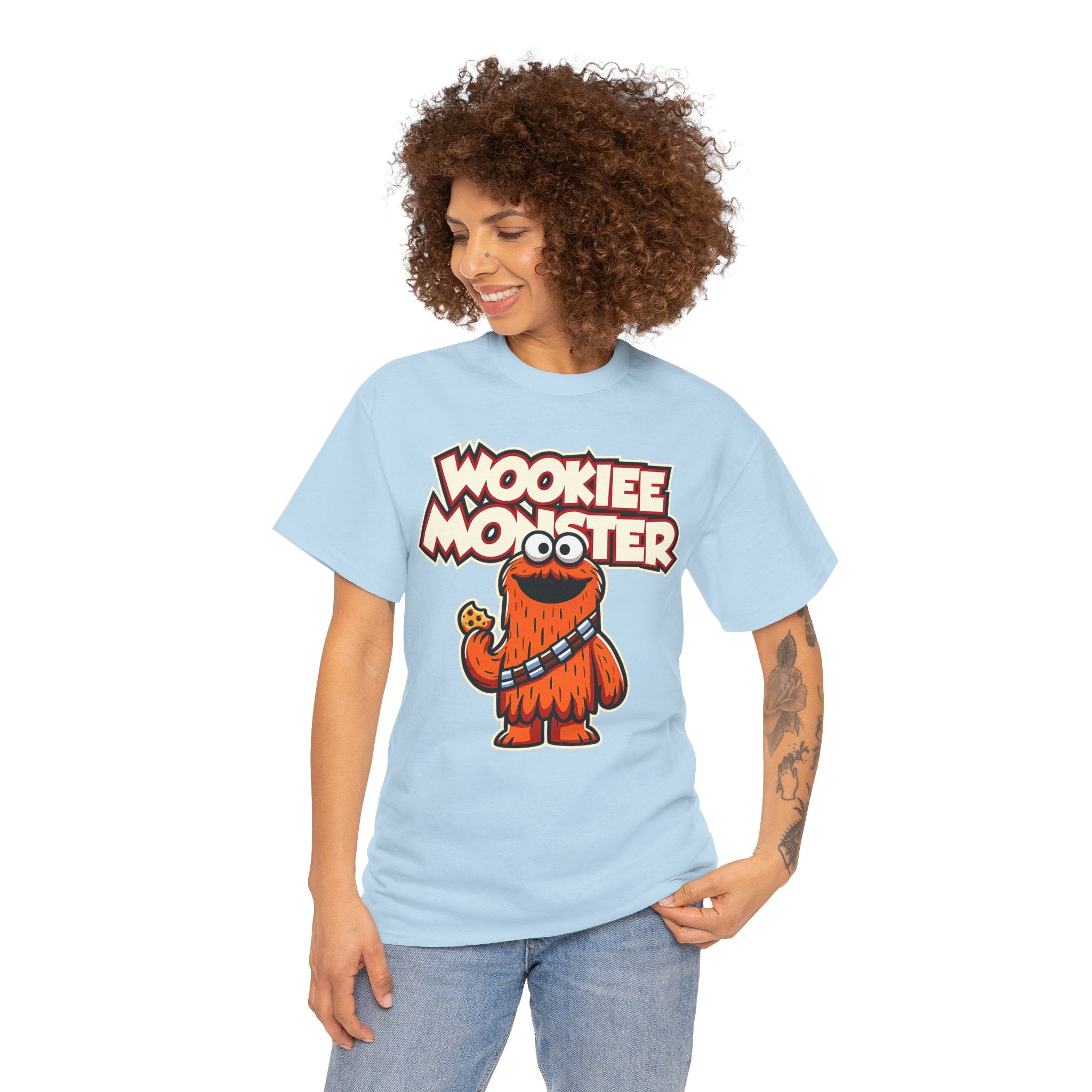 Wookiee Monster Tee - Funny Retro Sci‑Fi Cartoon Shirt