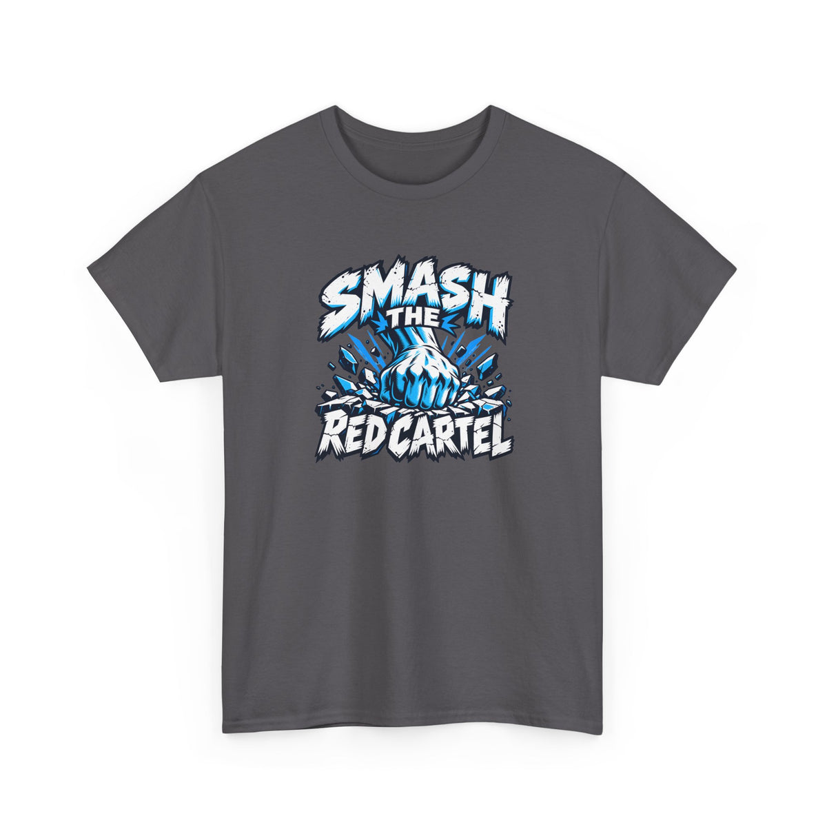 Smash the Red Cartel Unisex Heavy Cotton T-Shirt / Tee