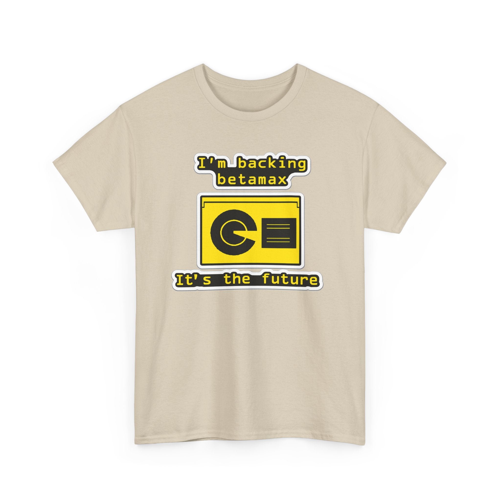 Betamax Retro Tee — "I’m backing betamax, it’s the future" Vintage Cassette T-Shirt