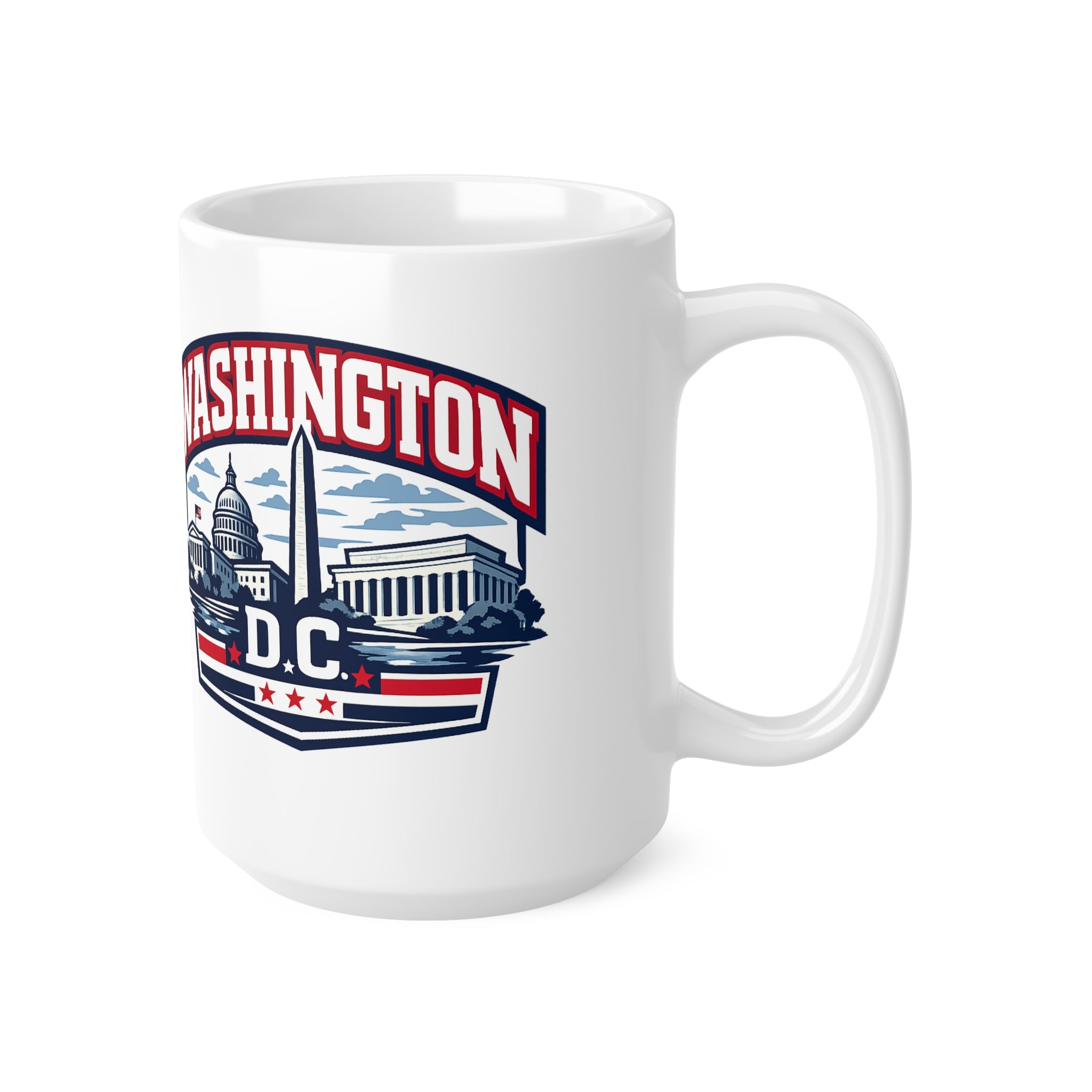 Washington DC Ceramic Coffee Cups, 11oz, 15oz
