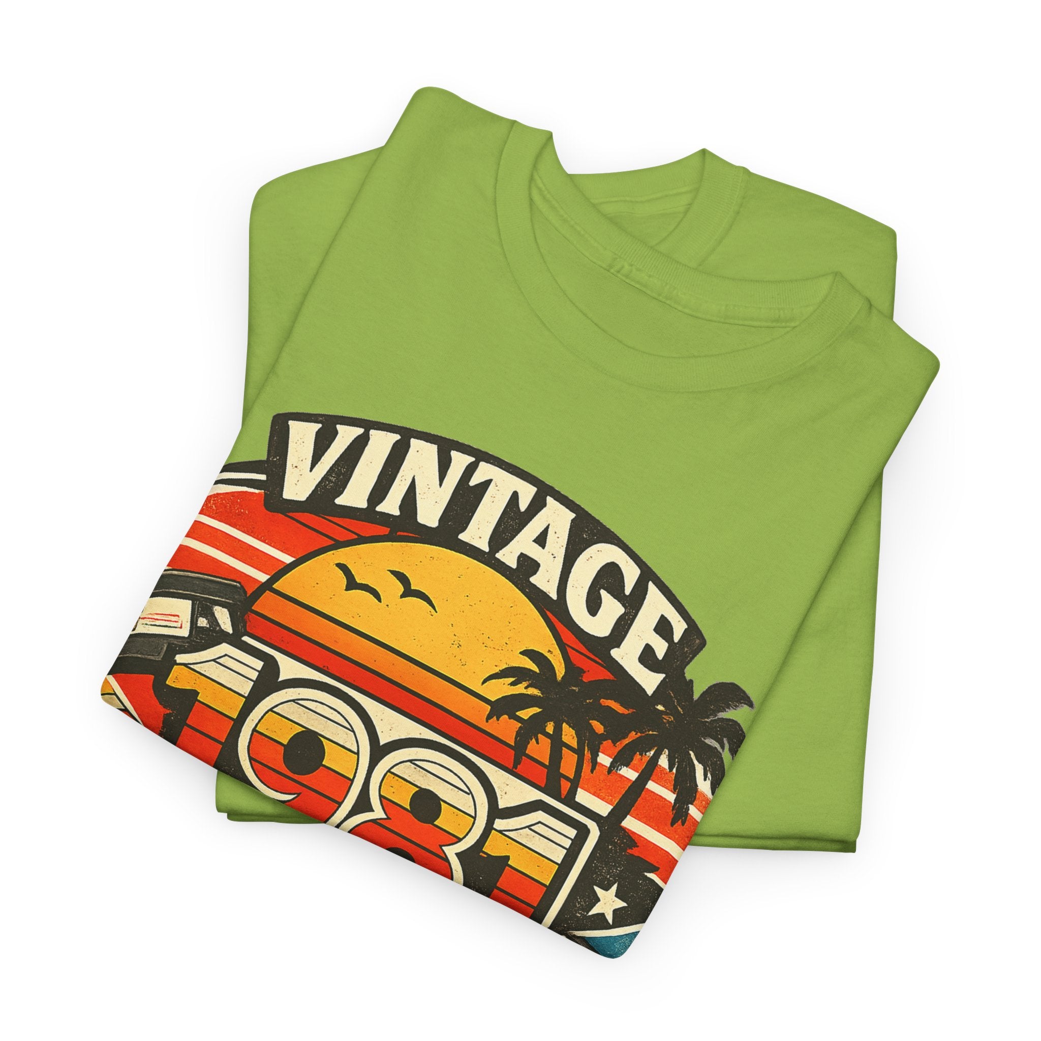 Vintage 1981 Retro Tee — 80s Nostalgia Graphic T-Shirt