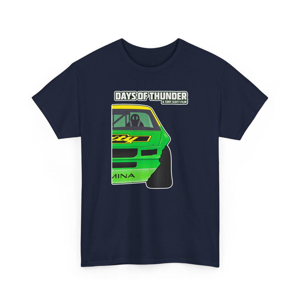 Days of Thunder Racing Car T‑Shirt — Retro Green Muscle Car Tee