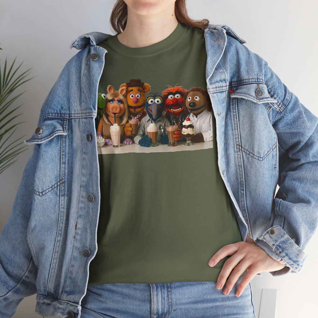 Muppet Cast Retro Poster Cotton T-Shirt
