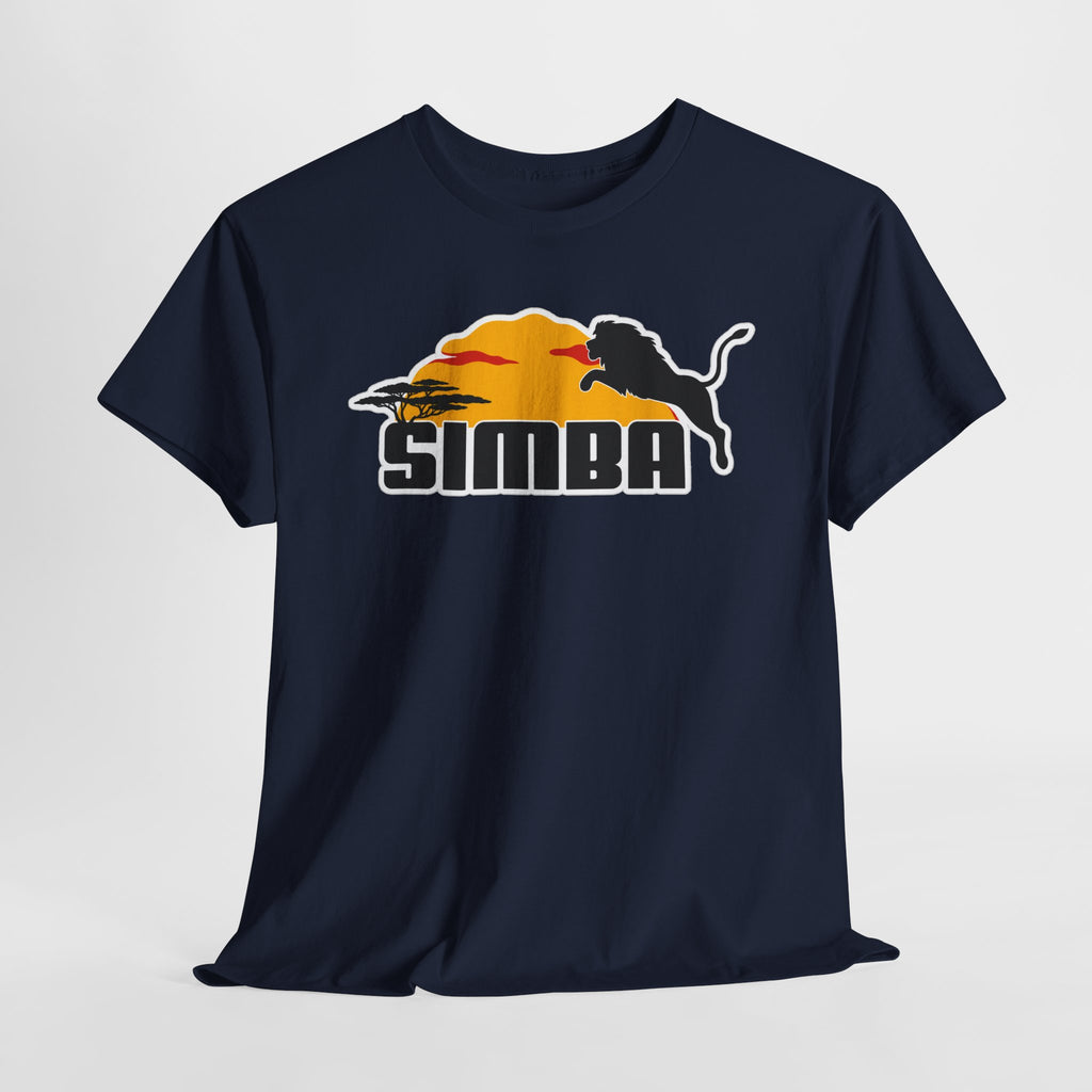 Simba Sunset Graphic Tee — Lion Silhouette Safari T-Shirt