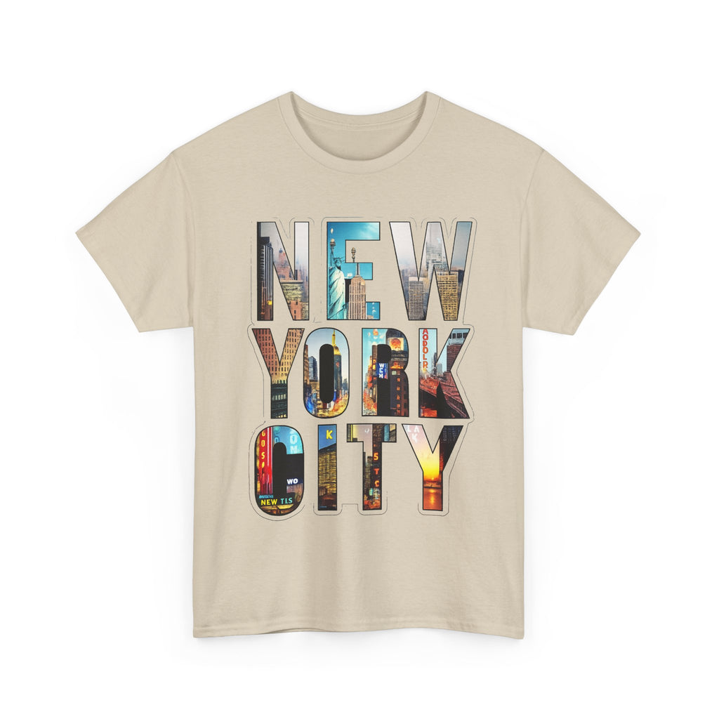 New York City Photo-Block Tee — Vintage Skyline Graphic T-Shirt