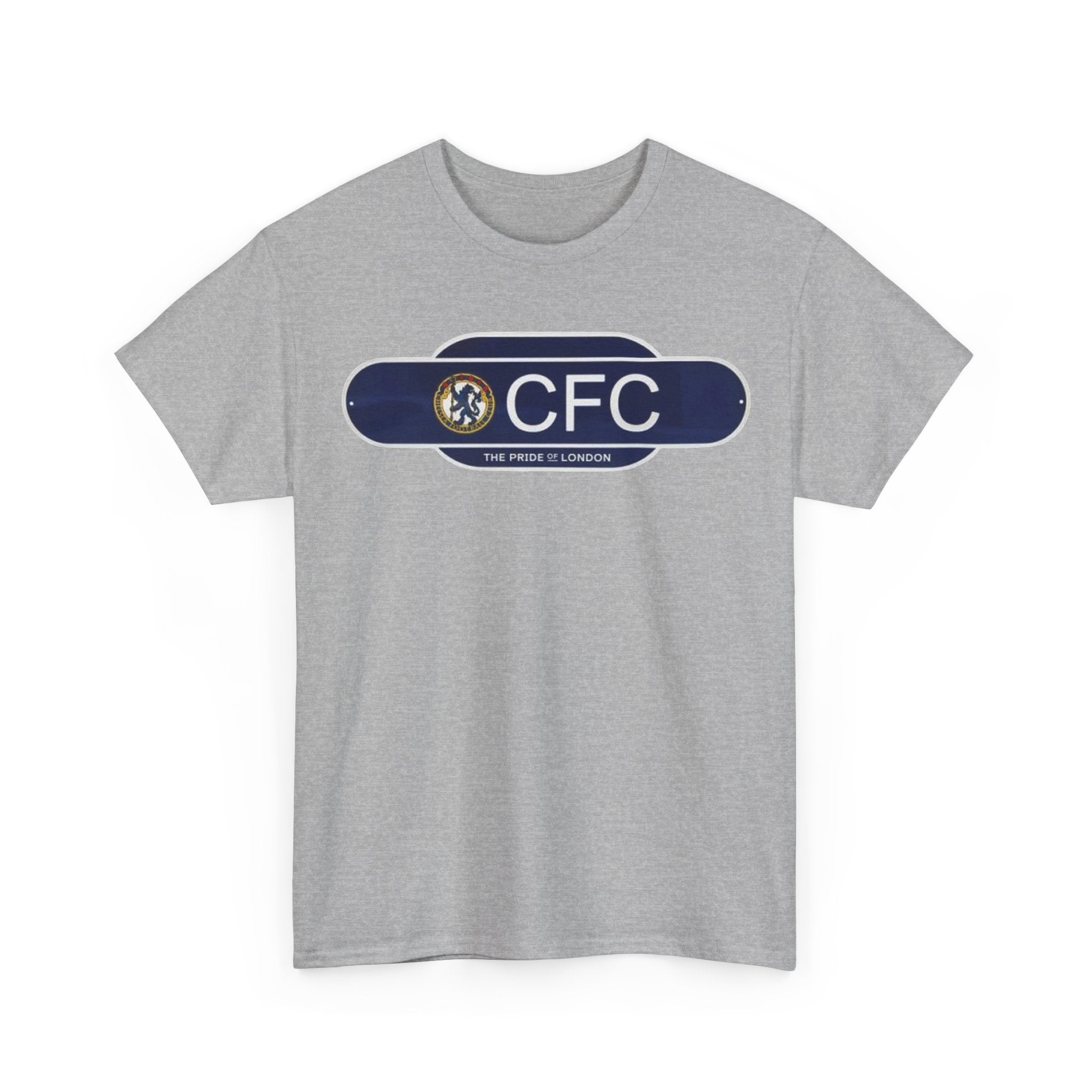 Chelsea Railway Sign Crest Logo T‑Shirt — Retro Football Badge Tee