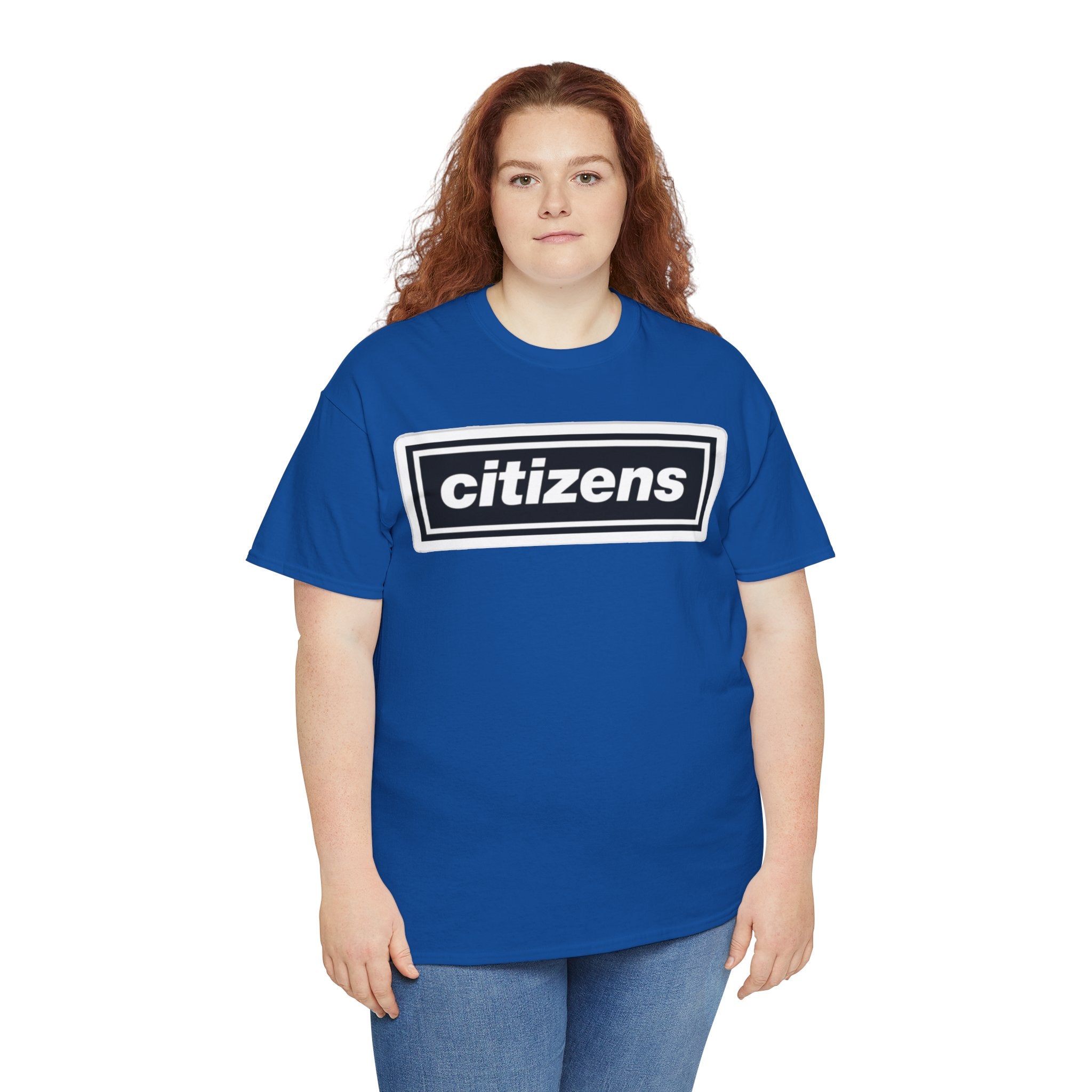 Citizens Manchester City Logo T-Shirt — Minimal Retro Box-Logo Tee